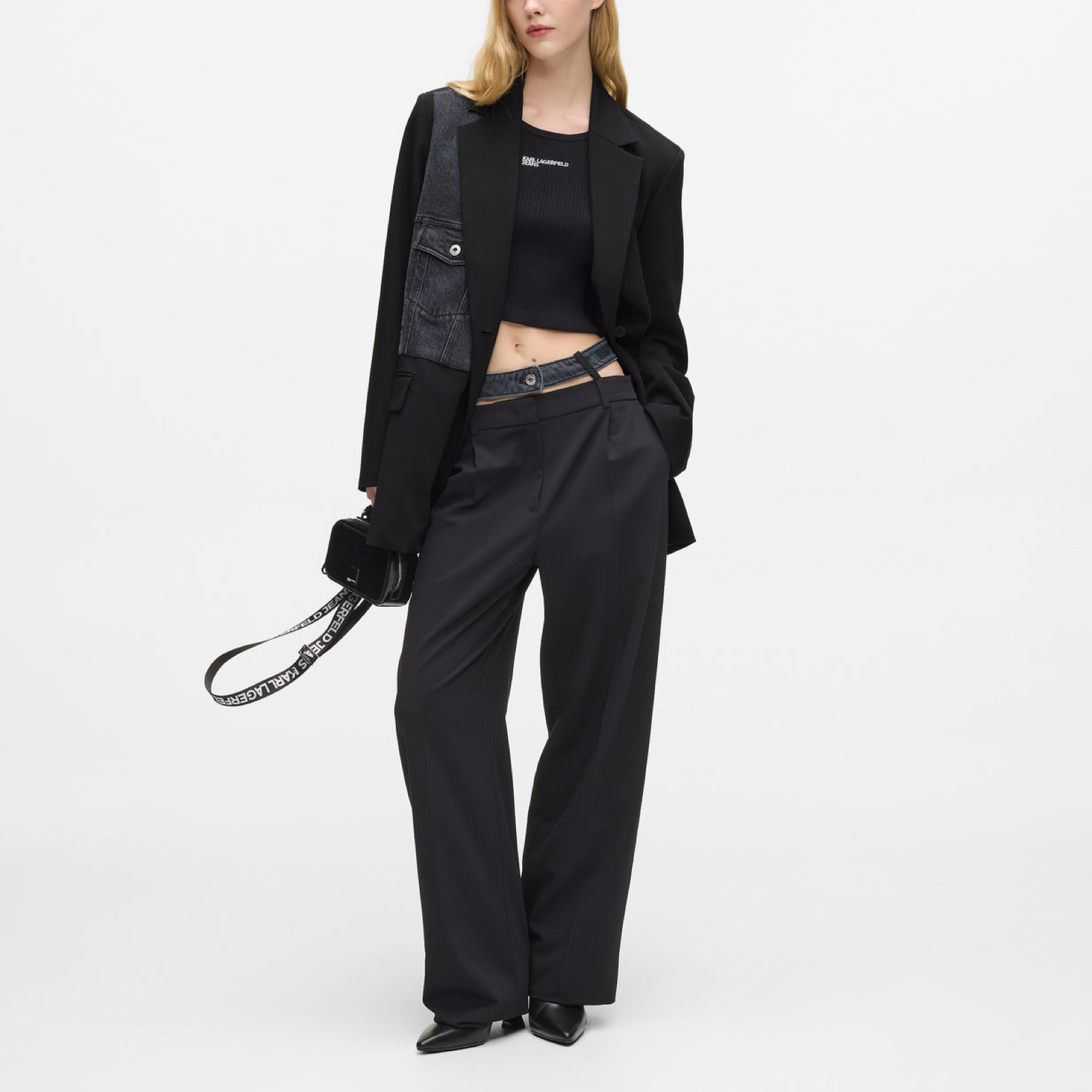 Дамско сако Karl Lagerfeld Jeans Women Blazer B1W14026 1GJ Front View