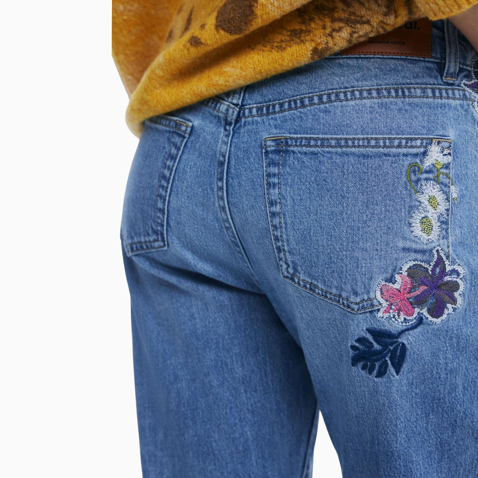 Дамски дънки Desigual Women Jeans 25WWDD23 5053 Close-Up