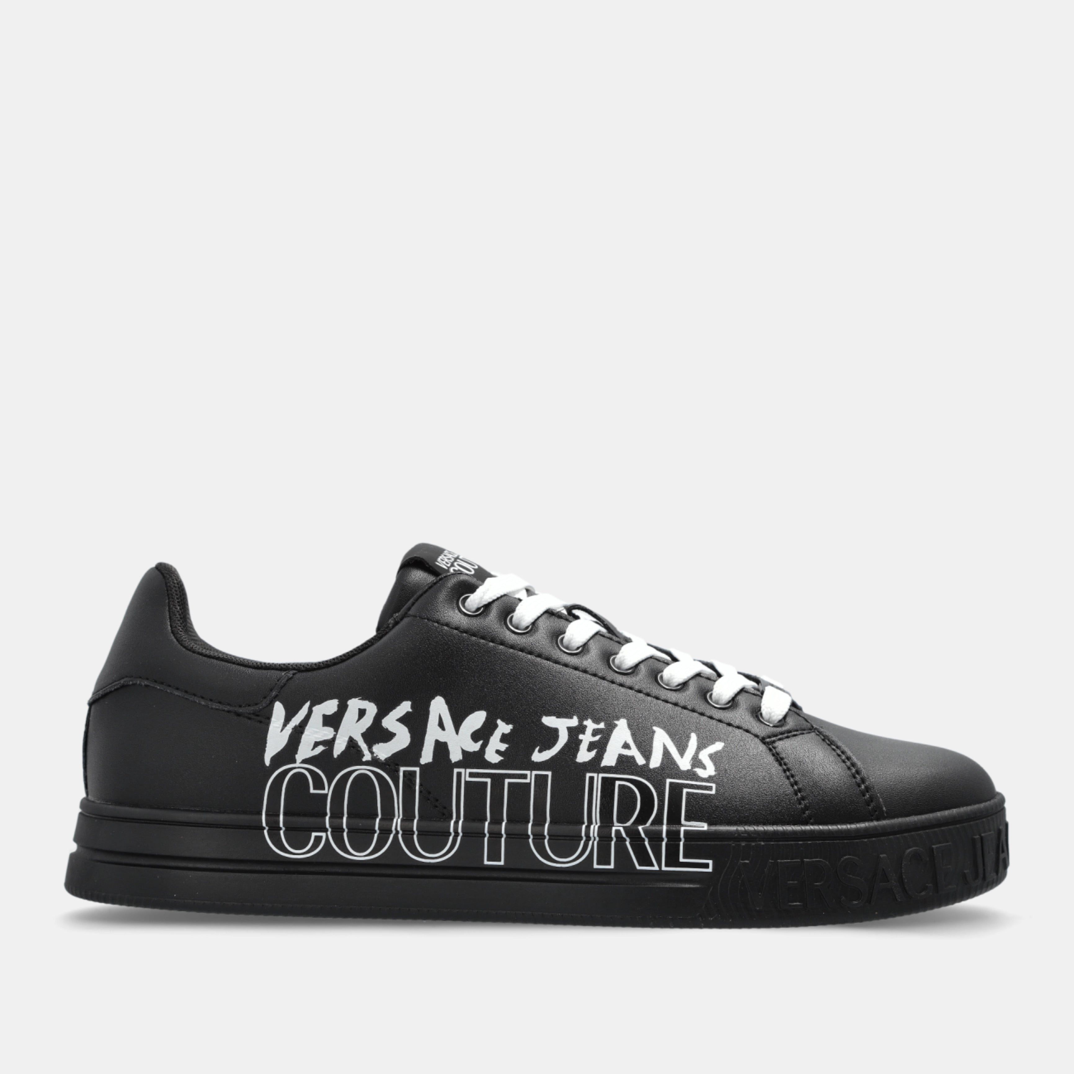 Мъжки кецове Men’s sneakers Versace Jeans Couture 78YA3SKC ZPB03 899 Black lateral view