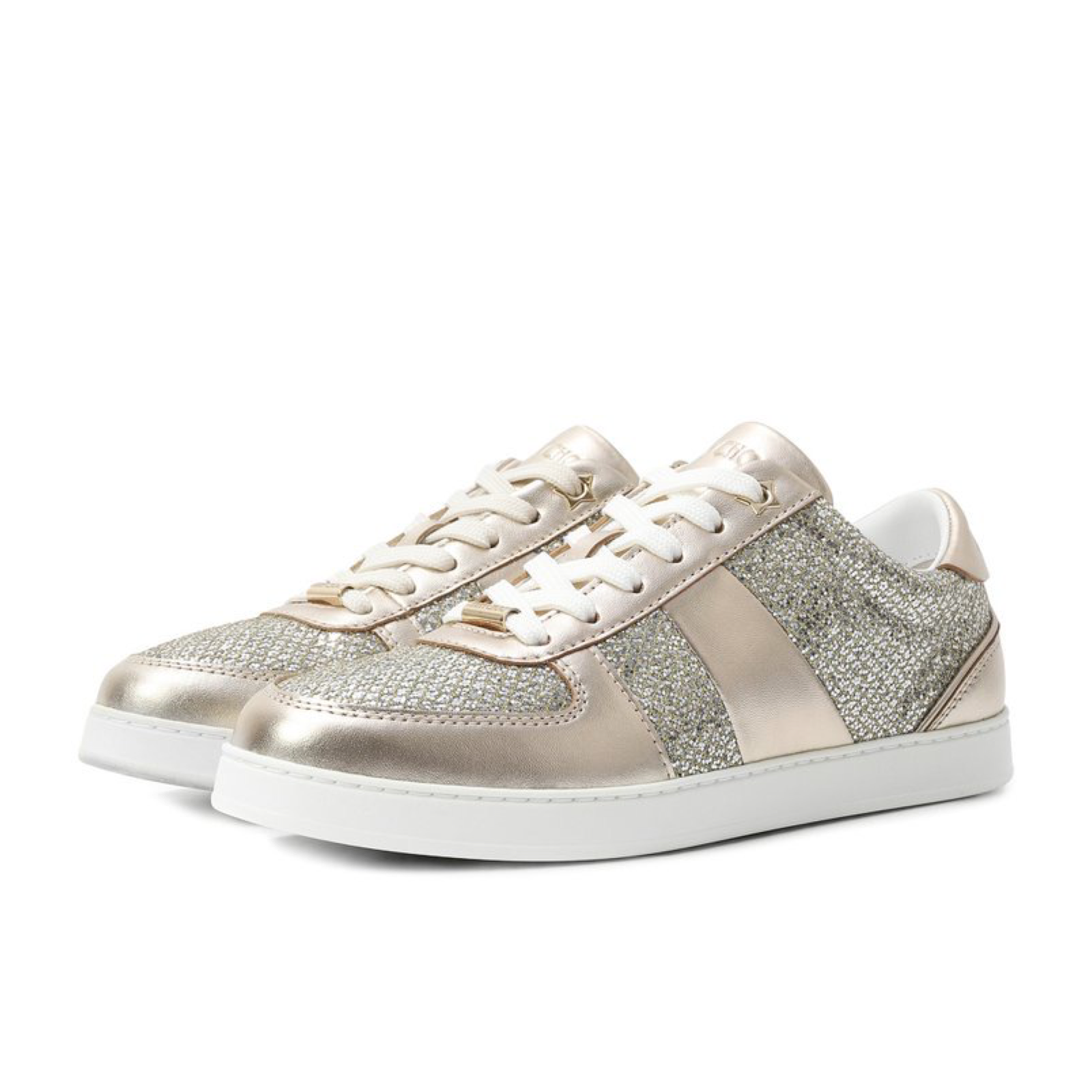 Jimmy Choo Teri Women Sneakers TERIOMGG CHAMPAGNE Lateral View
