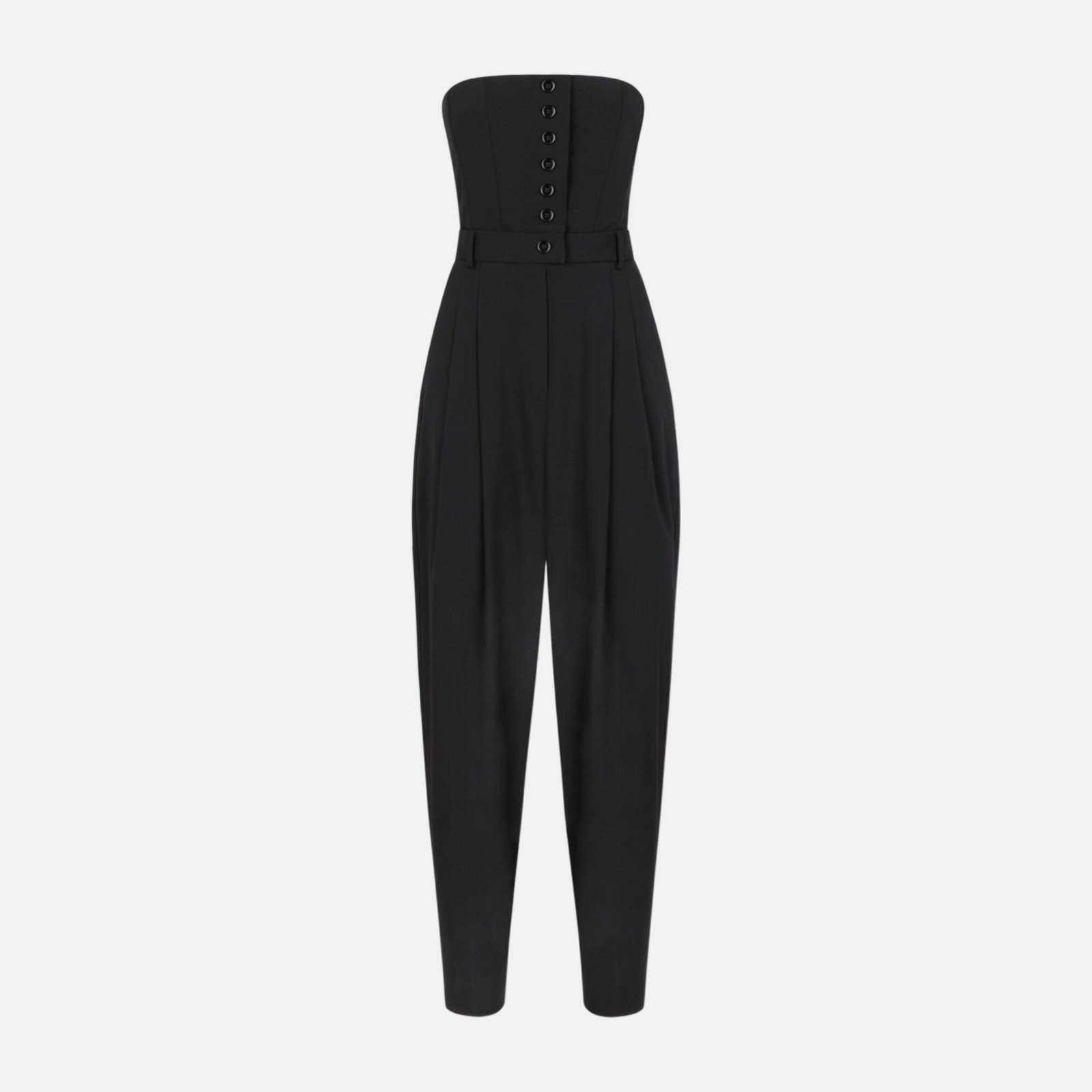 Dolce & Gabbana Strapless Romper Jumpsuit Dress Front View