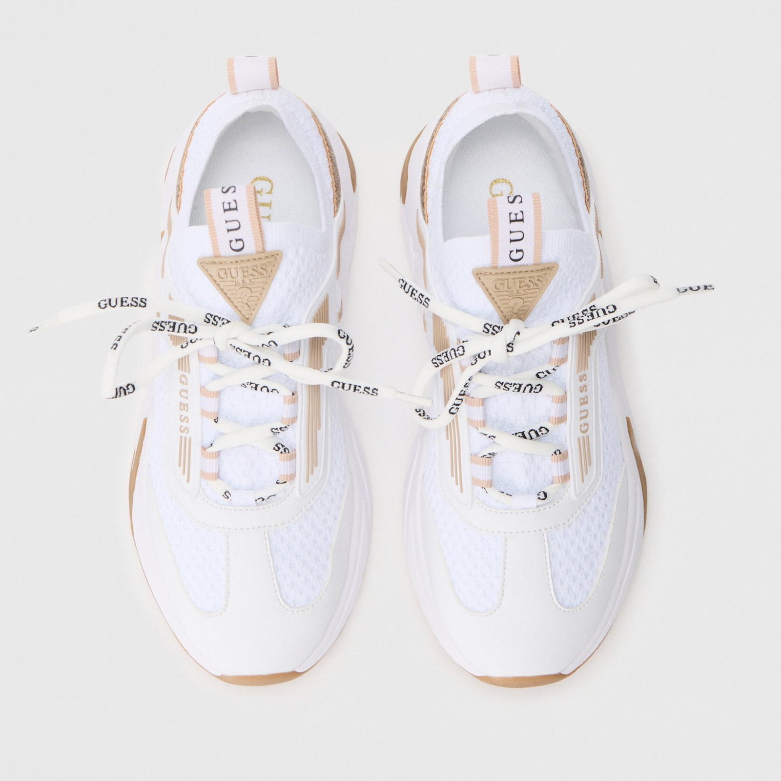 Дамски маратонки Guess Women Sneakers FLPGEN FAP12 White Top View