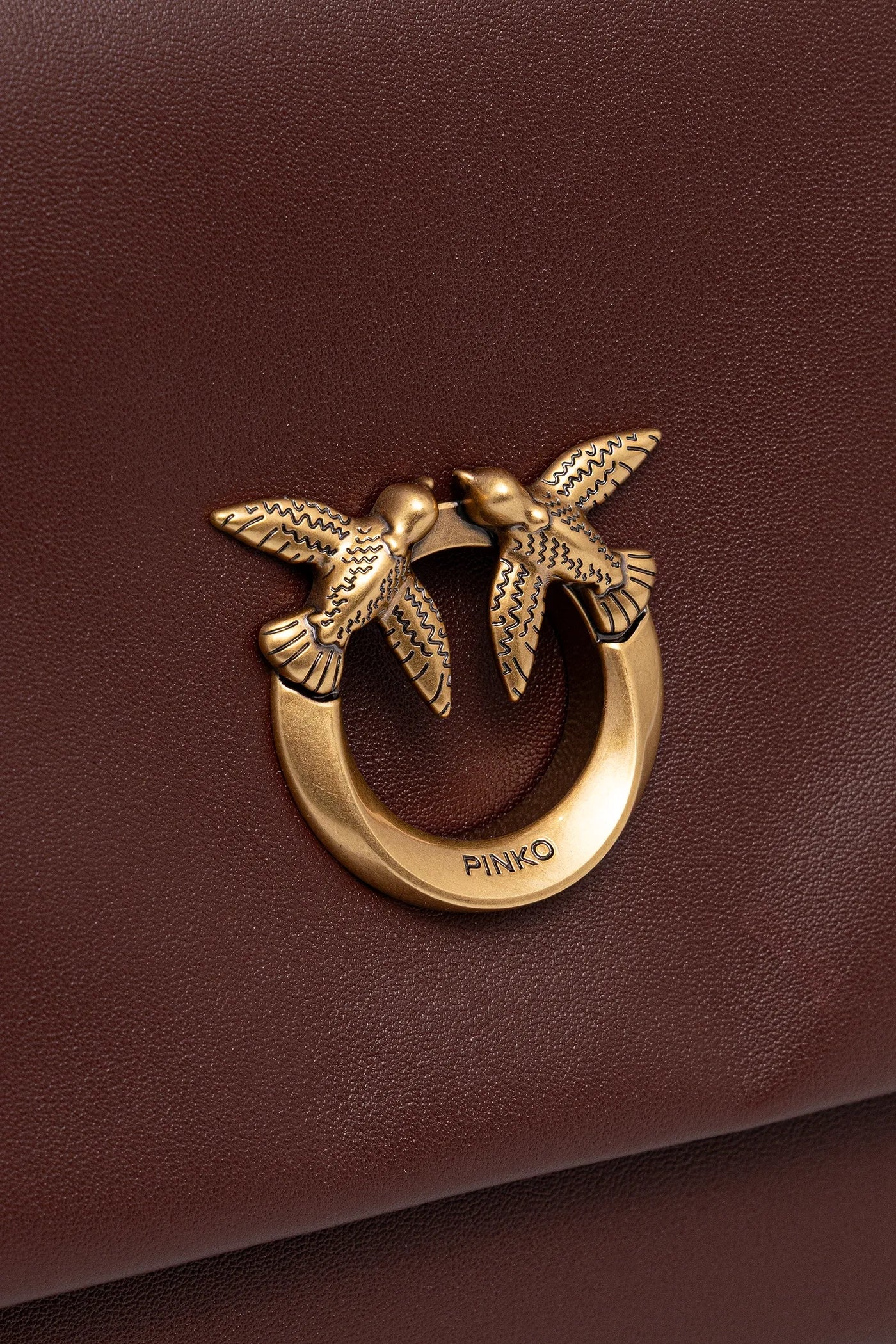Дамска чанта Women’s shoulder bag Pinko Baguette 106178 A0QO R49Q Dark Brown detail view