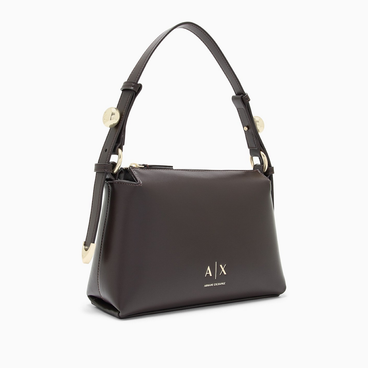 Дамска кафява чанта Armani Exchange Women Shoulder Bag XW002990 AF26452 U6032 Side View