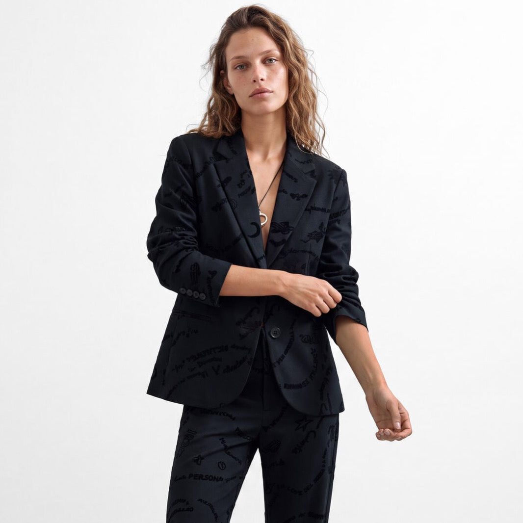 Дамски блейзер Desigual women’s blazer 26WWEW44 2000 front view 