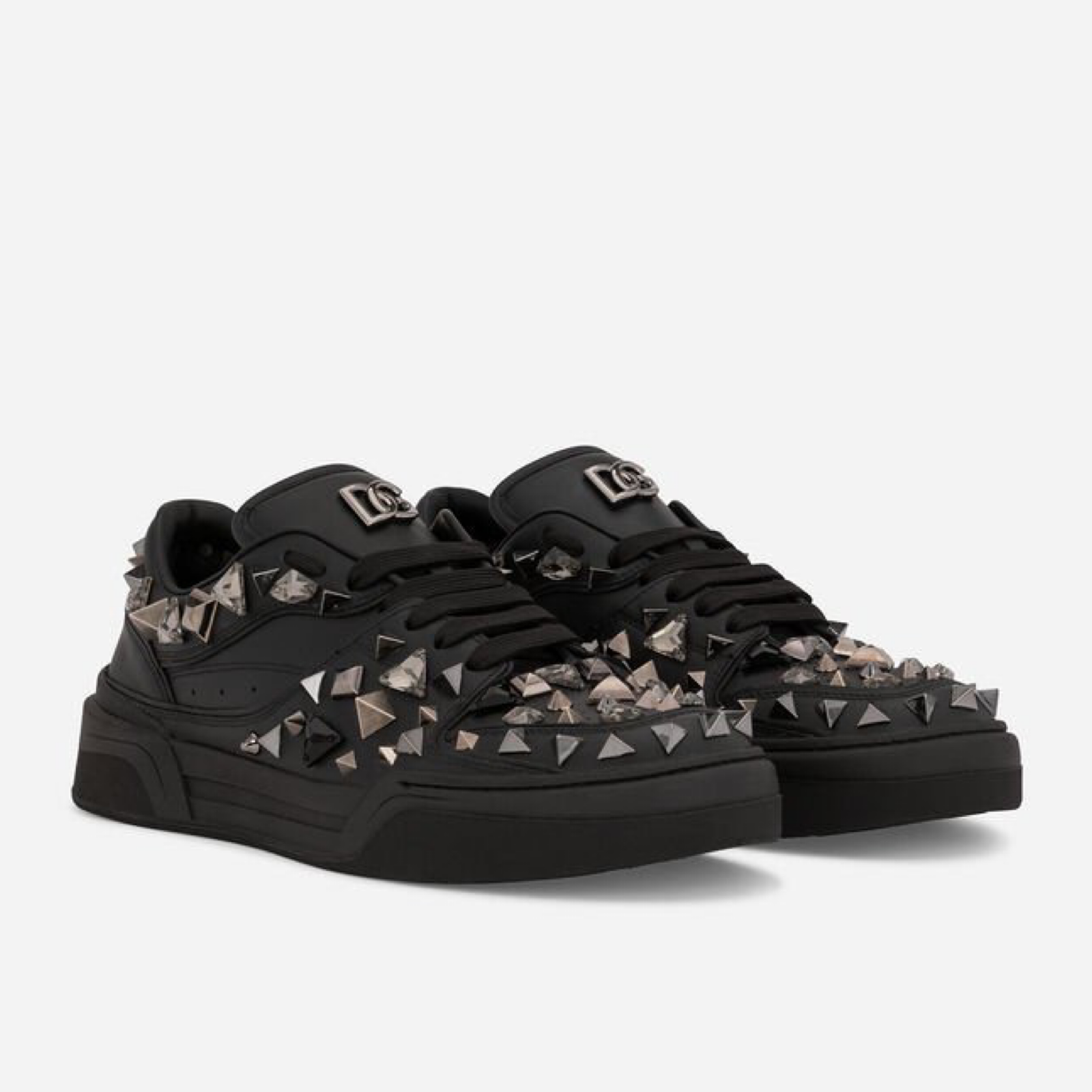 Мъжки кецове с шипове Dolce & Gabbana DOLCE & GABBANA CS2036 AY857 8956
Studded New Roma Men Sneakers