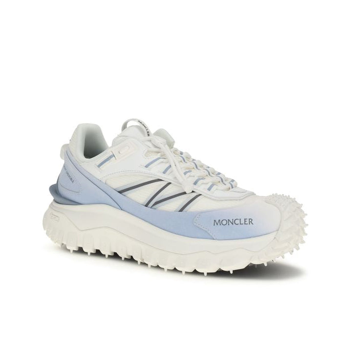 Moncler Blue Polyamide Athletic Sneakers