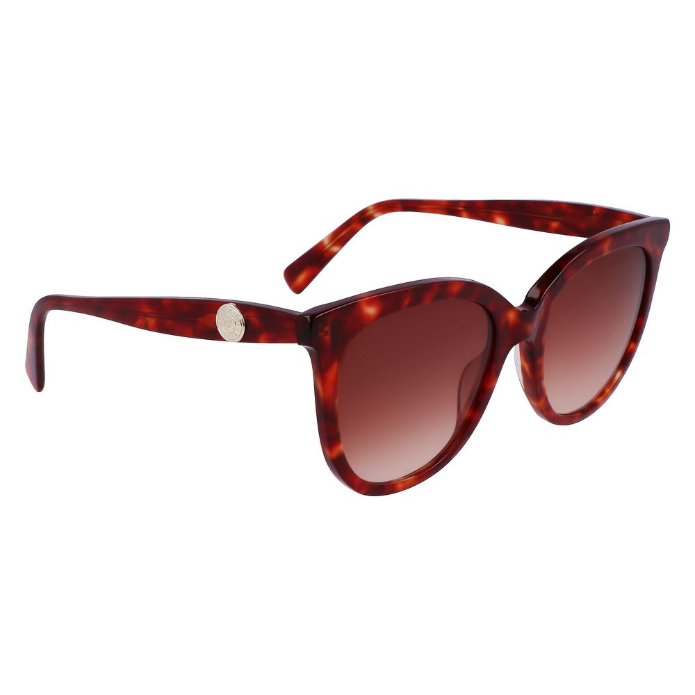 Longchamp Brown Acetate Sunglasses