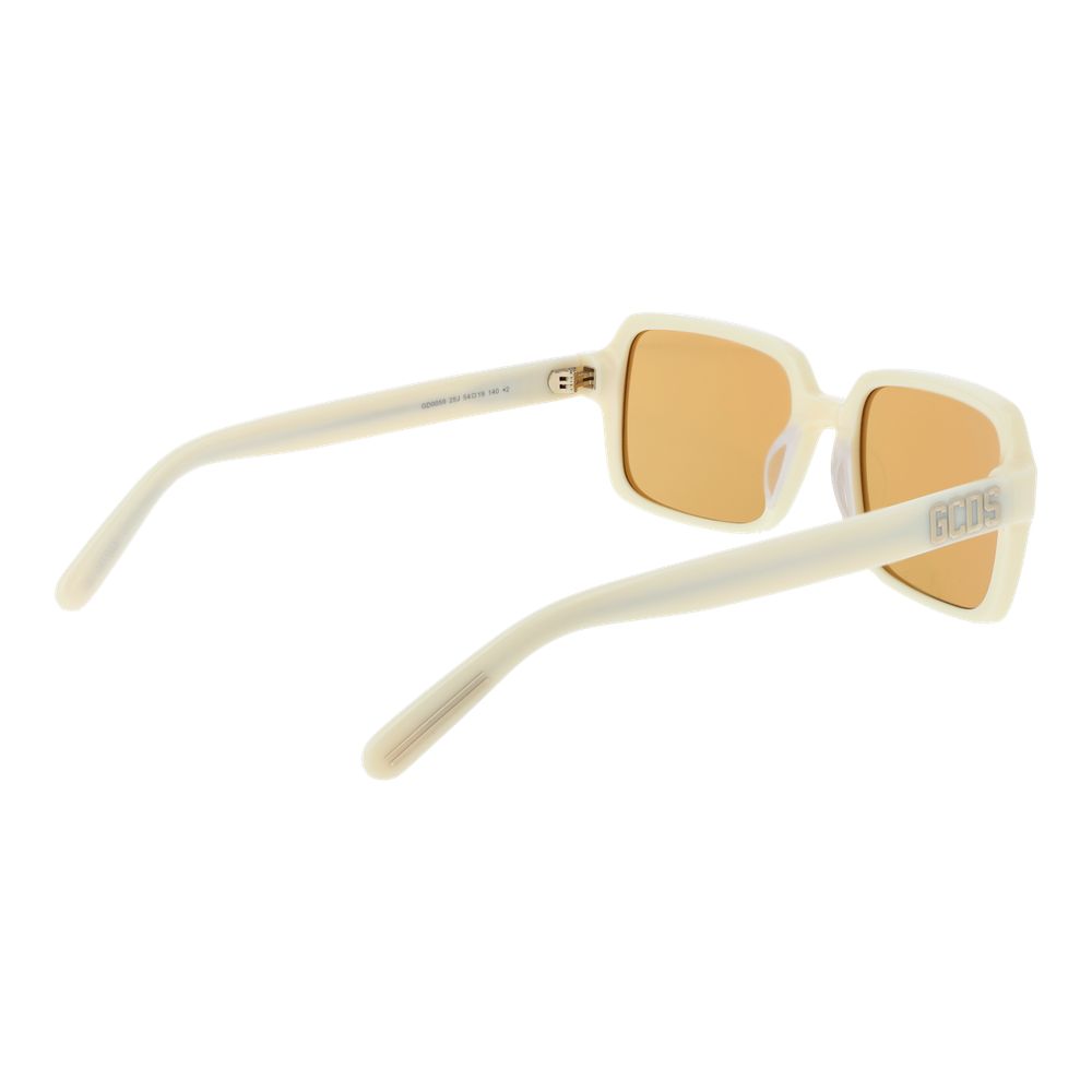 GCDS Beige Plastic Sunglasses