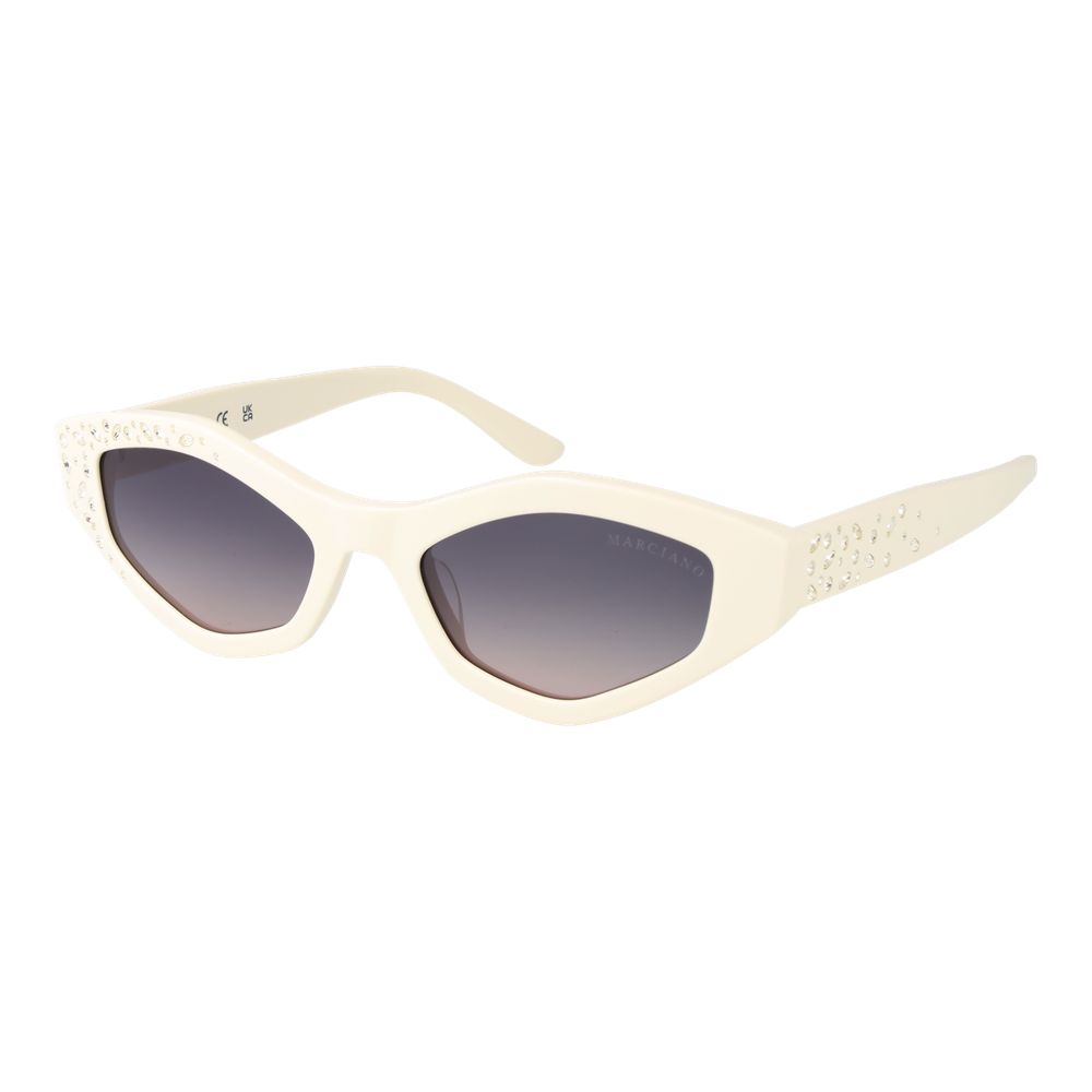 Marciano by Guess White Plastic Sunglasses