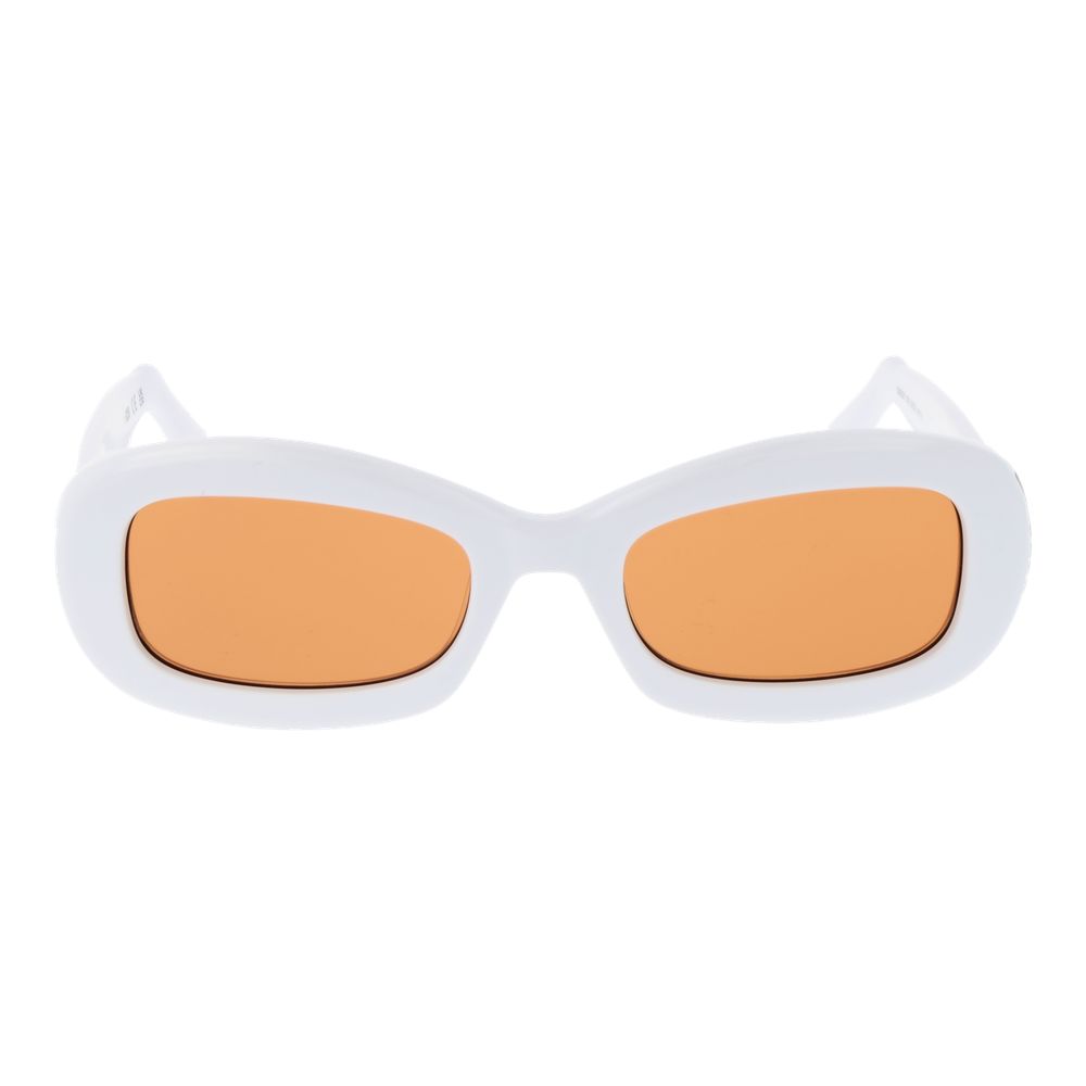 GCDS White Plastic Sunglasses