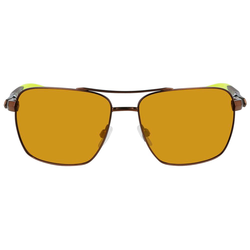 Nike Brown Metal Sunglasses