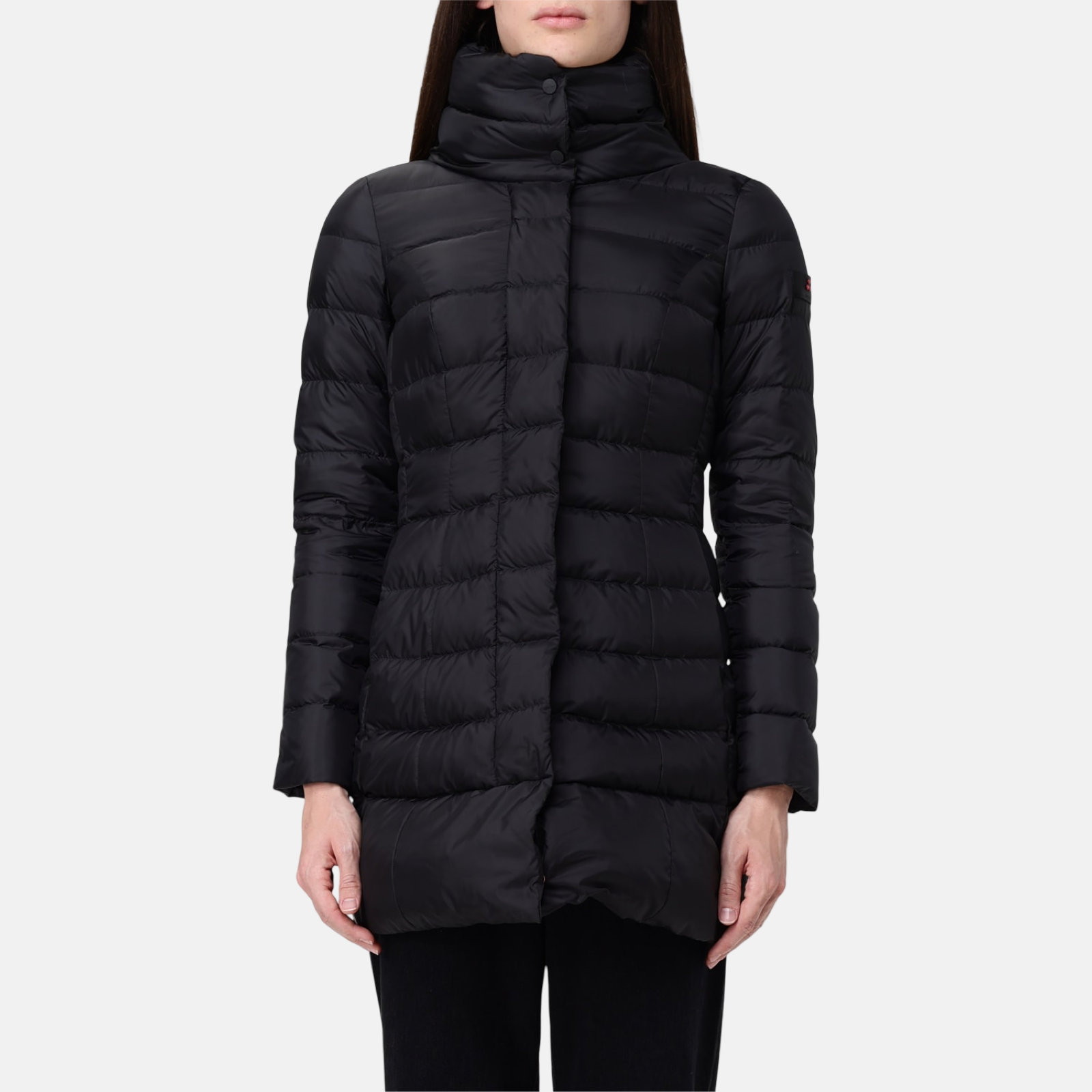 Дамско черно яке Peuterey Women Jacket PED545501181967 Front View