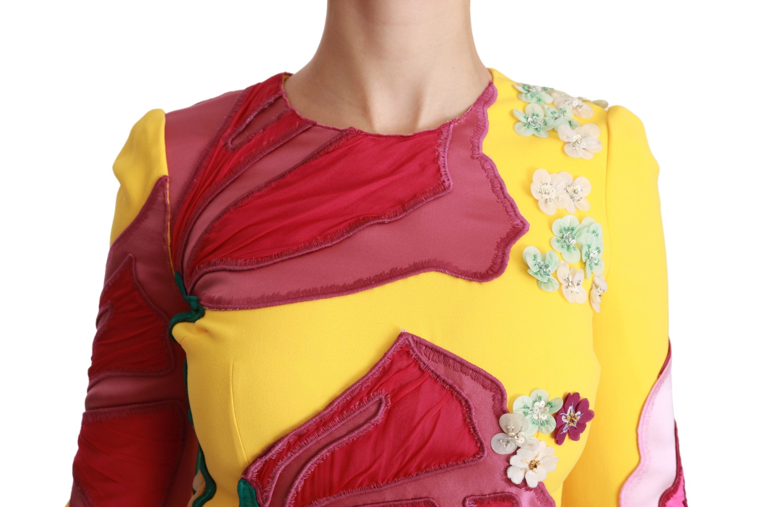 Dolce &amp; Gabbana Sunshine Bloom Sheath рокля до коляното
