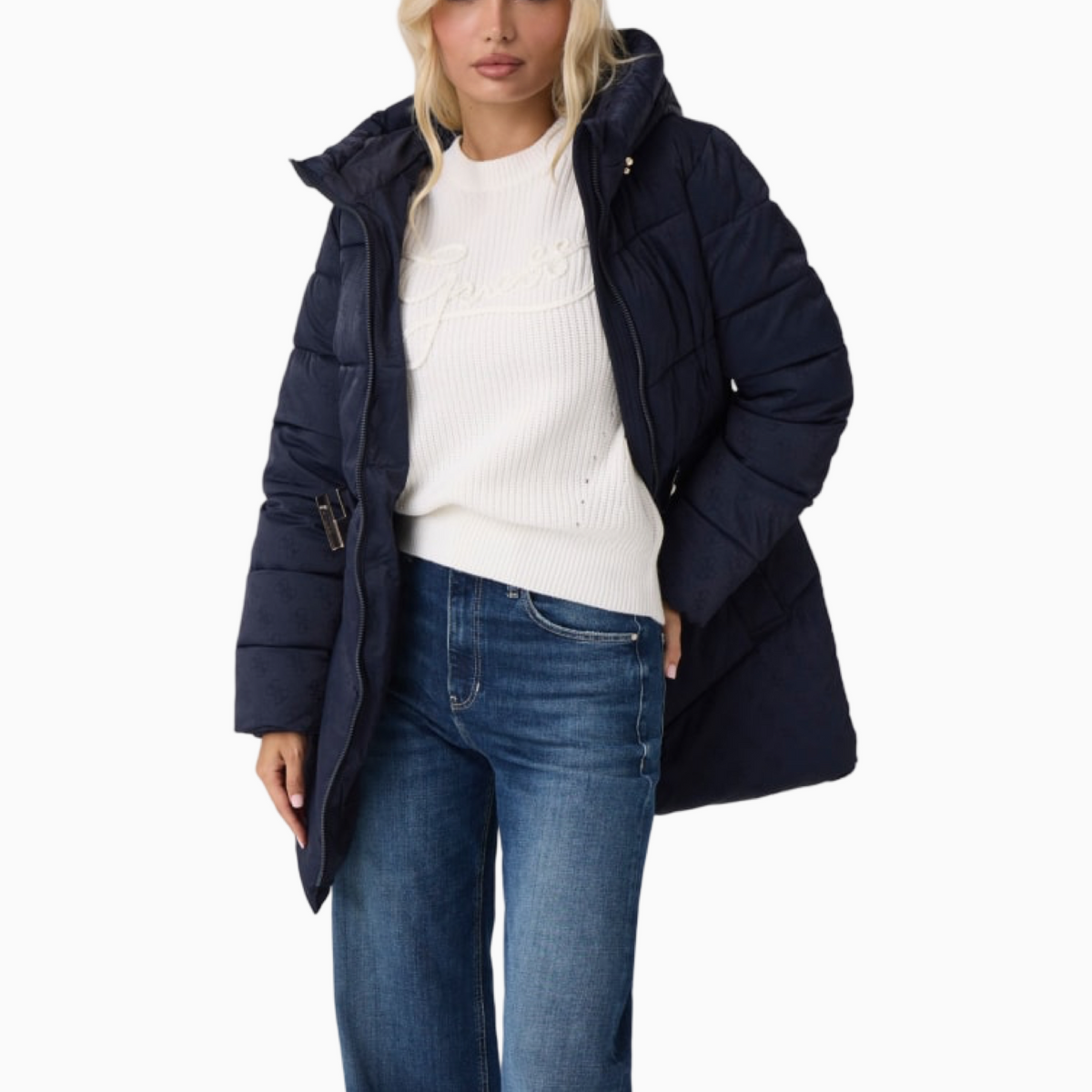 Дамско яке Guess Women Jacket Дамско яке Guess Women Jacket W6BL50W4144 G7V2 Front View