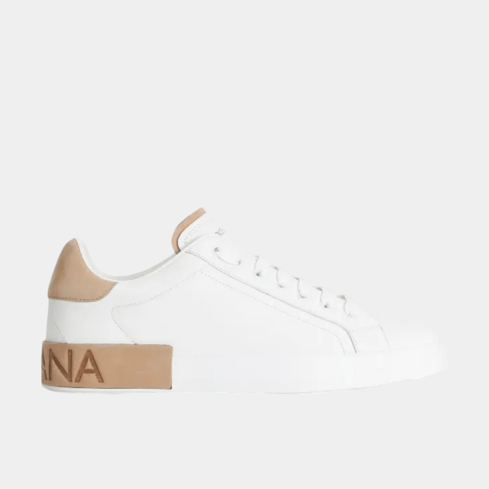 Мъжки кецове Men’s luxury sneakers Dolce & Gabbana Portofino CS2278 AF2188 S537 White lateral view