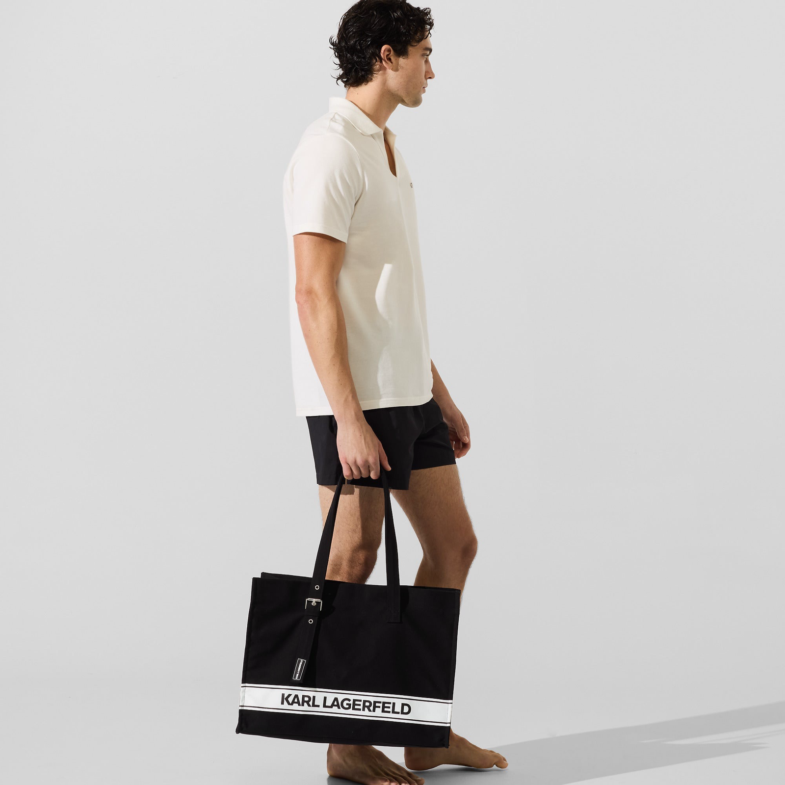 Плажна чанта Karl Lagerfeld Beach Bag B1M46078999 Hand View