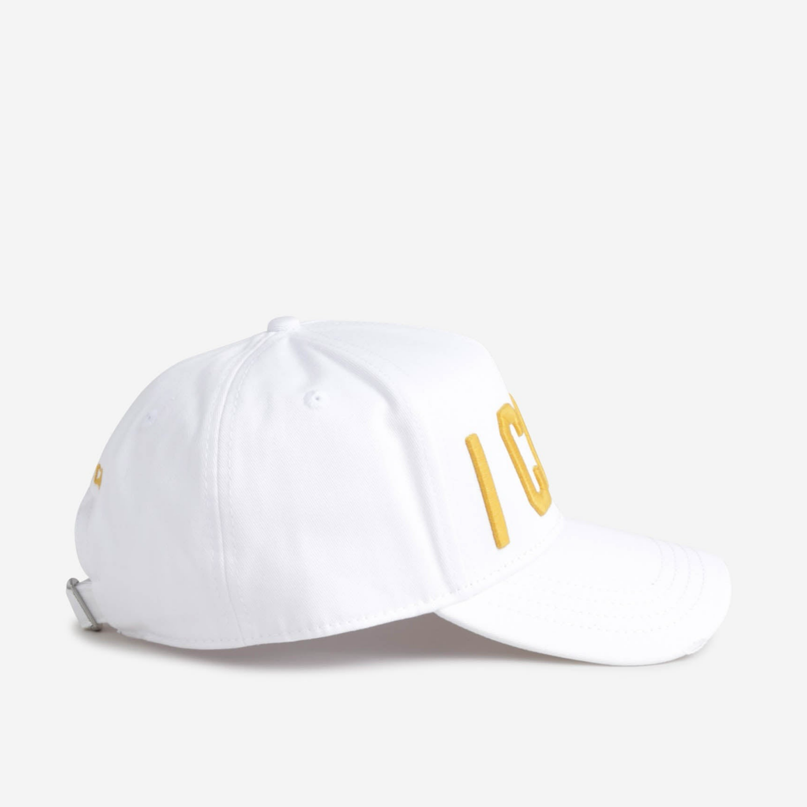 Мъжка бяла шапка Dsquared2 Icon Men Cap Side View