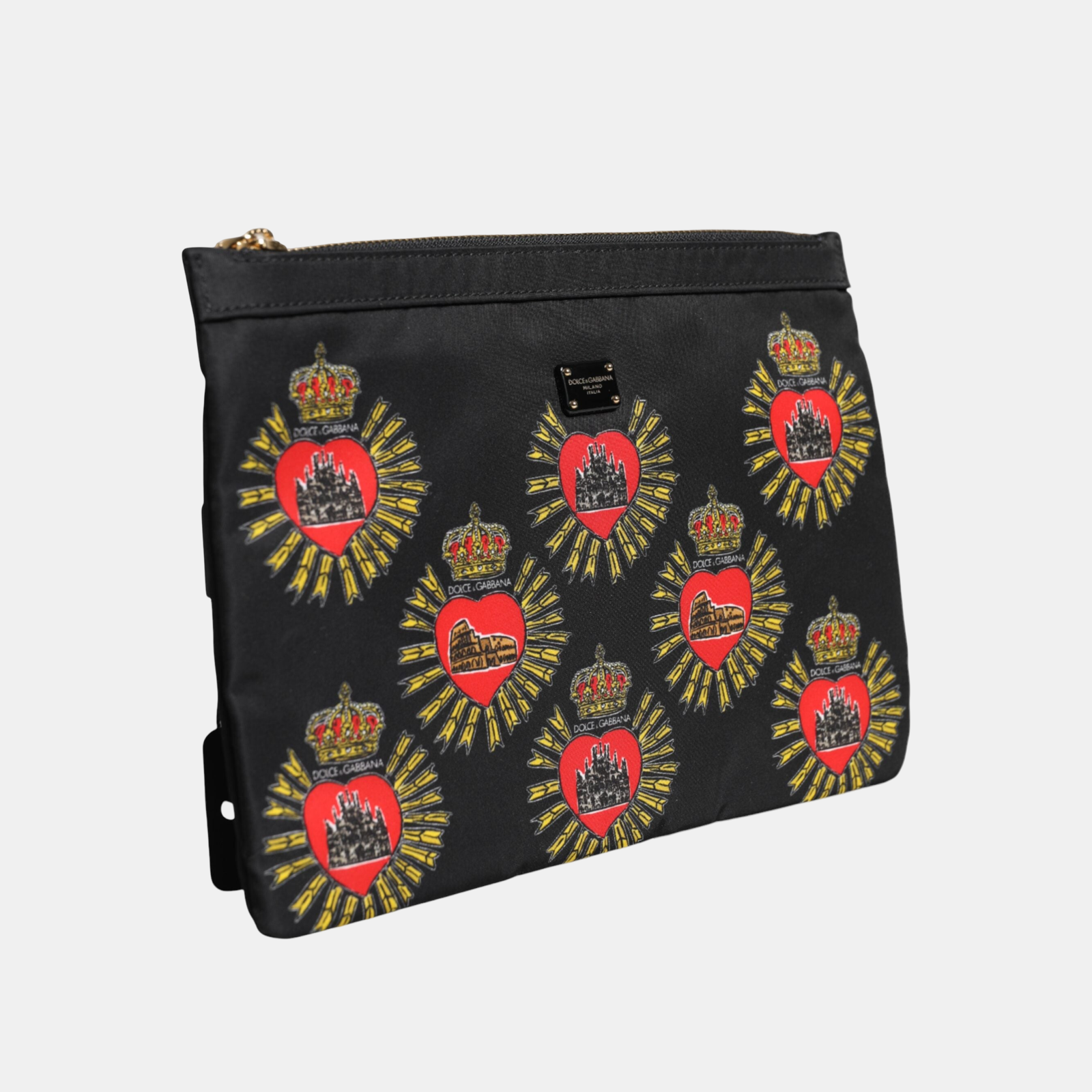 Dolce & Gabbana Sacred Heart Clutch Bag Side View