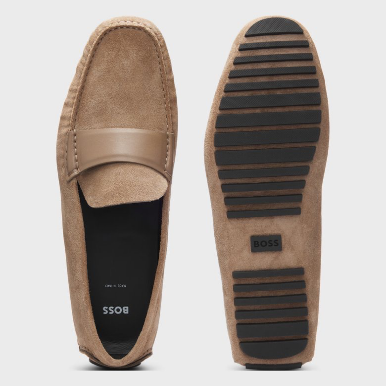 Мъжки мокасини Boss Men Moccasins 50538978 268 Top View