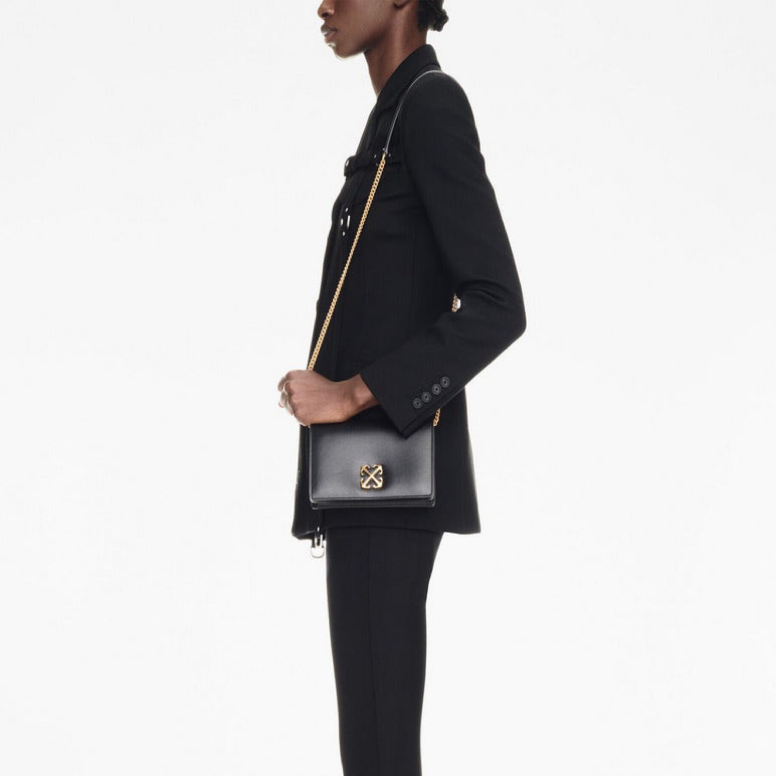 Дамска чанта Off-White Jitney 0.5 Shoulder Bag OWNR032C99LEA001 1000 Model View