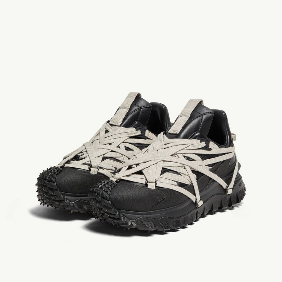 Moncler + Rick Owens Trailgrip Megalace Sneakers L109N4M00010M4321999 Lateral View