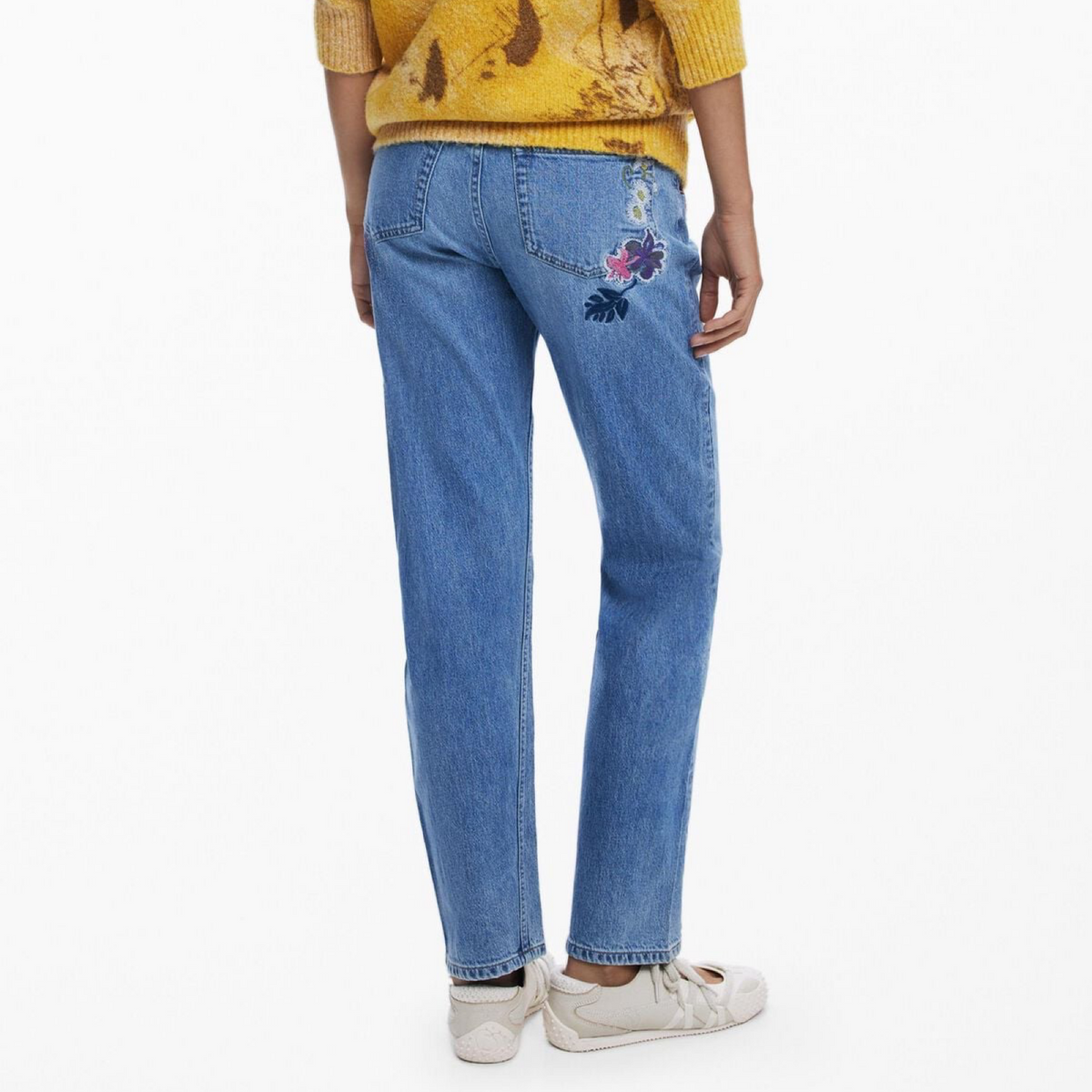 Дамски дънки Desigual Women Jeans 25WWDD23 5053 Back View