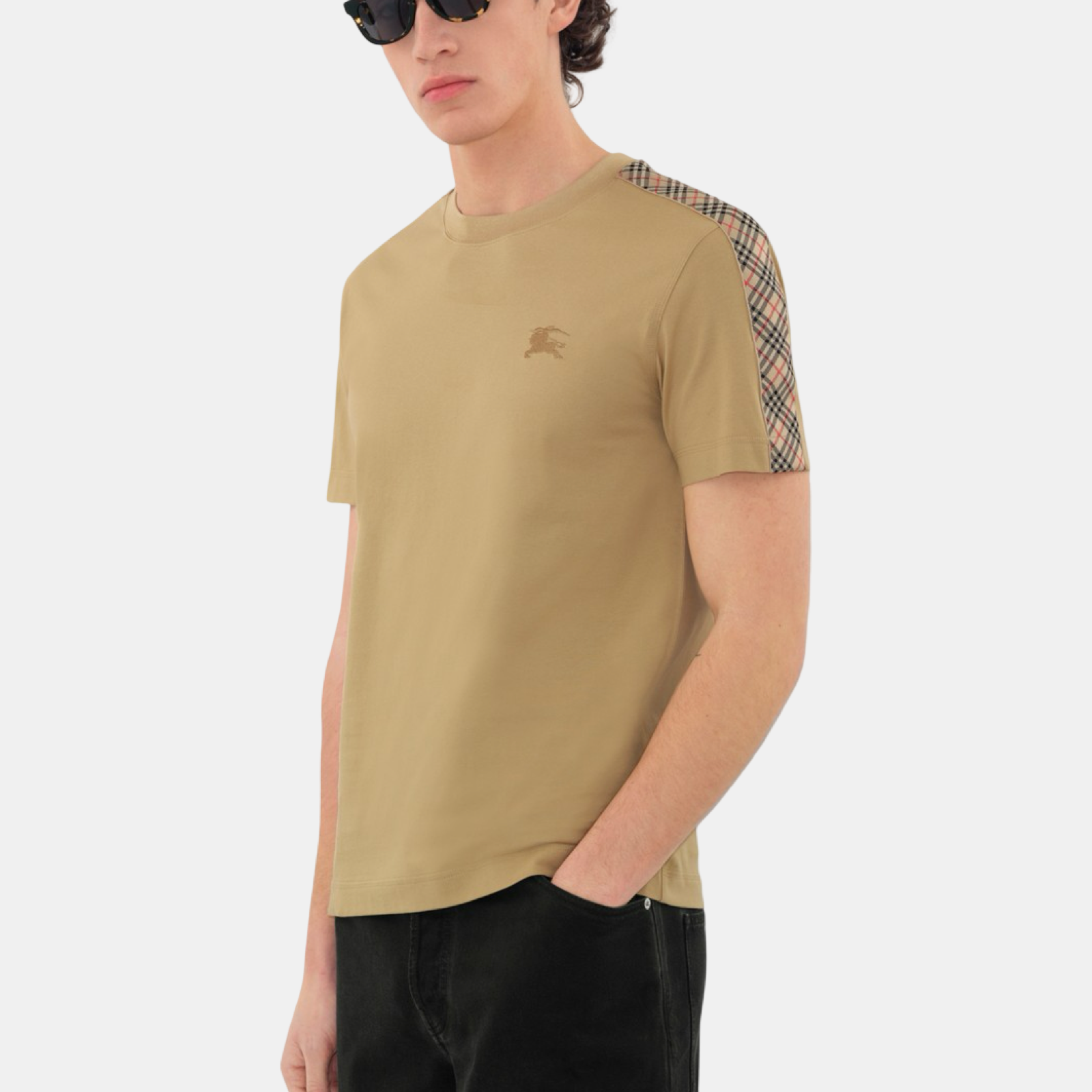 Burberry Beige Cotton T-Shirt
