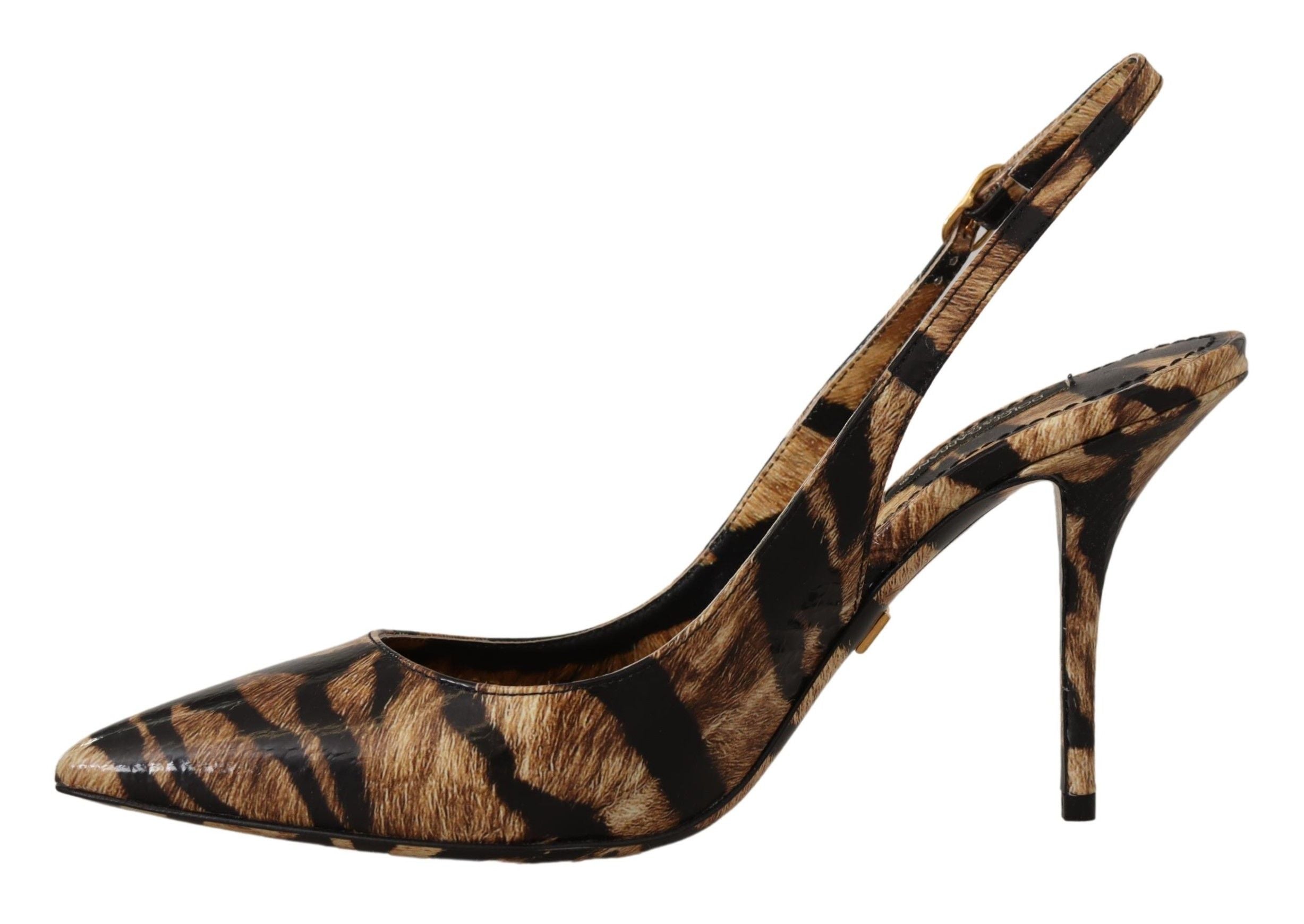 Dolce &amp; Gabbana Тигрови модели Slingback Heels Pumps