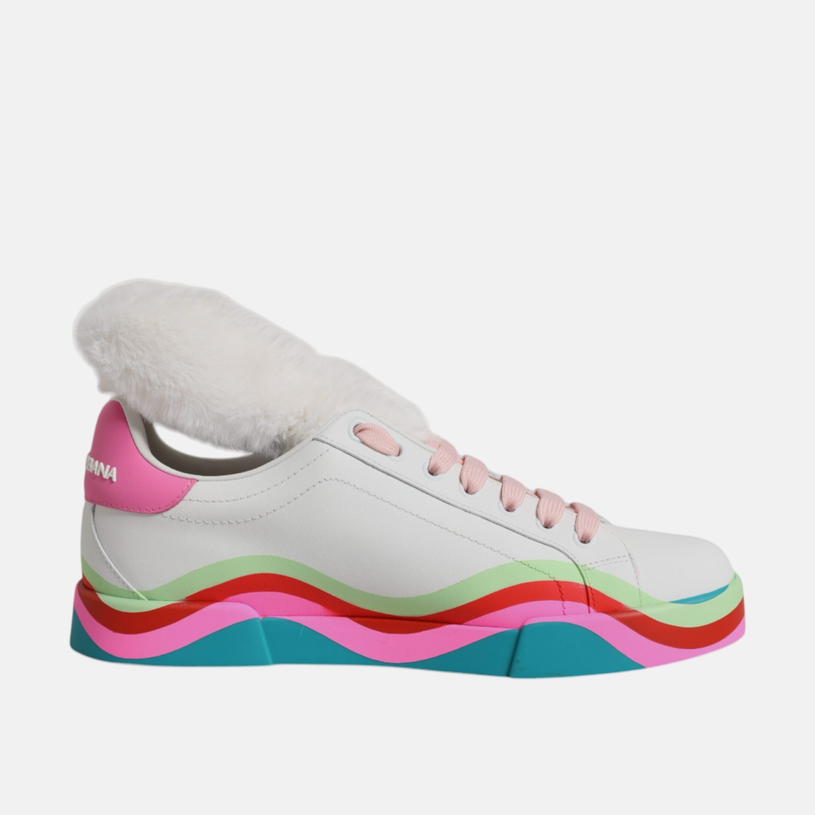 Dolce & Gabbana Portofino Plush Women Sneakers