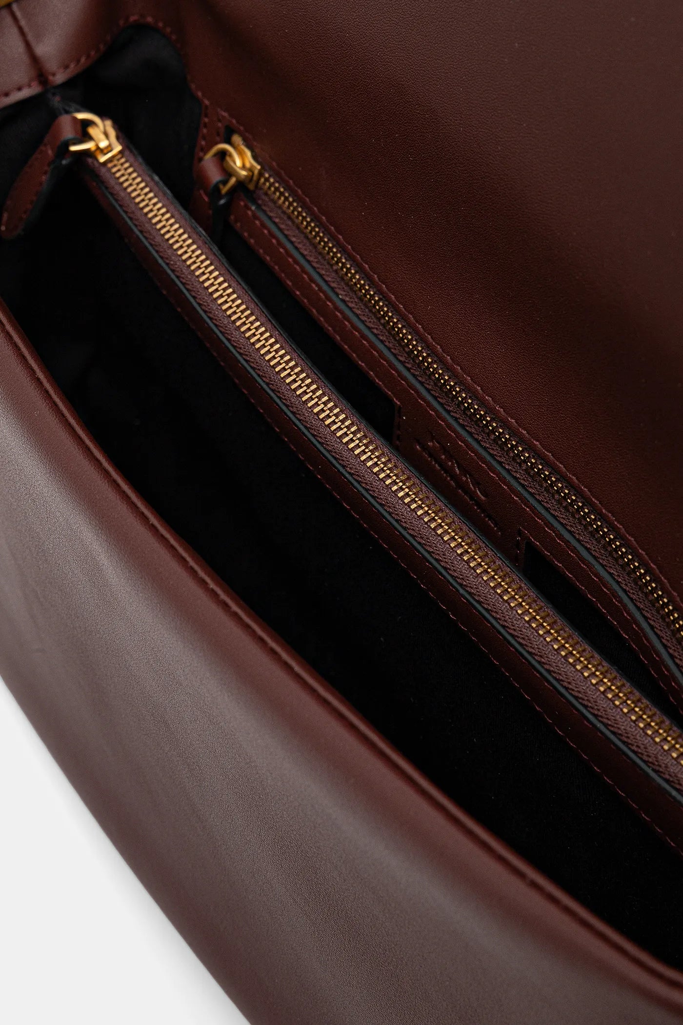 Дамска чанта Women’s shoulder bag Pinko Baguette 106178 A0QO R49Q Dark Brown inside view