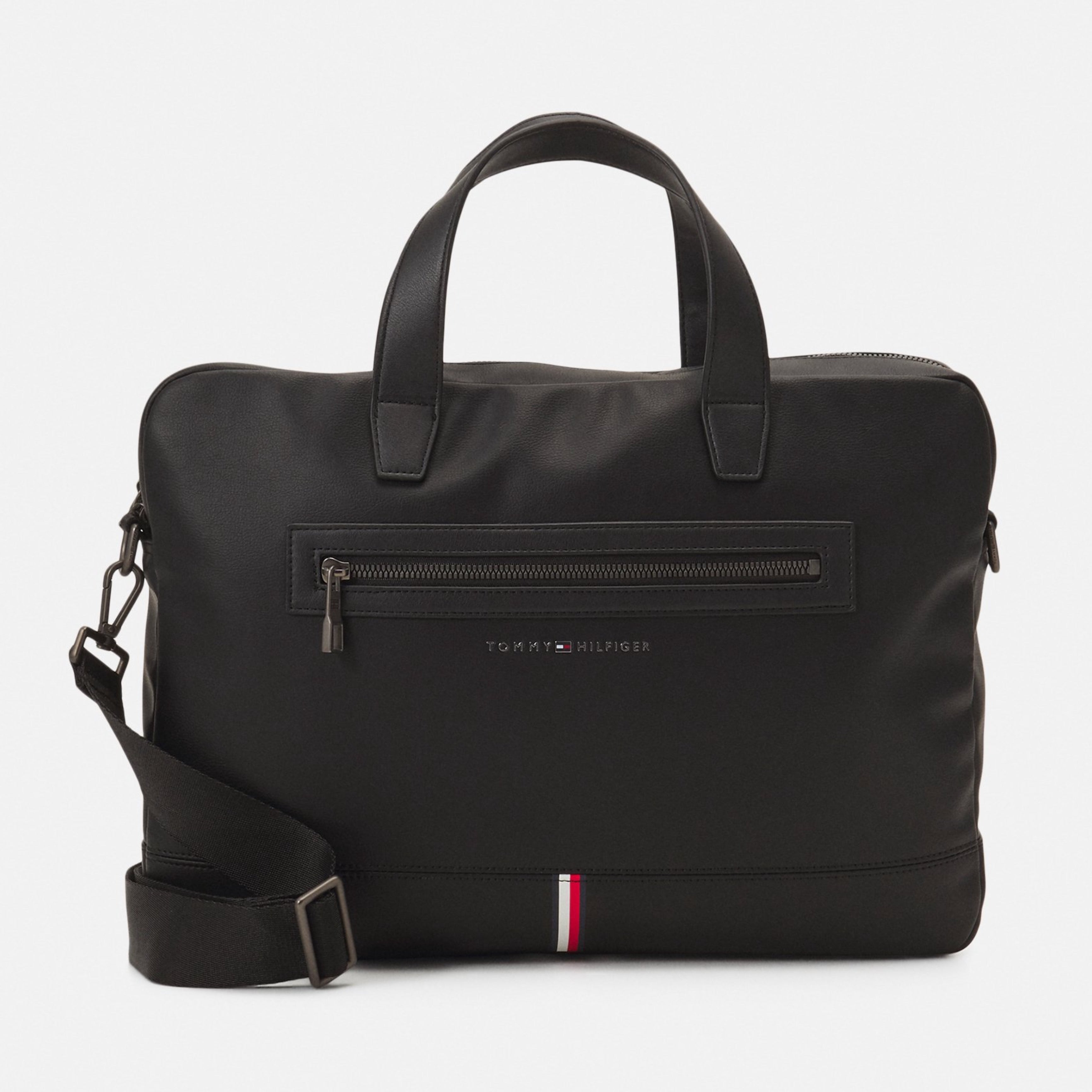 Мъжка бизнес чанта за лаптоп Men’s business laptop bag Tommy Hilfiger
AM0AM10928BDS Black front view