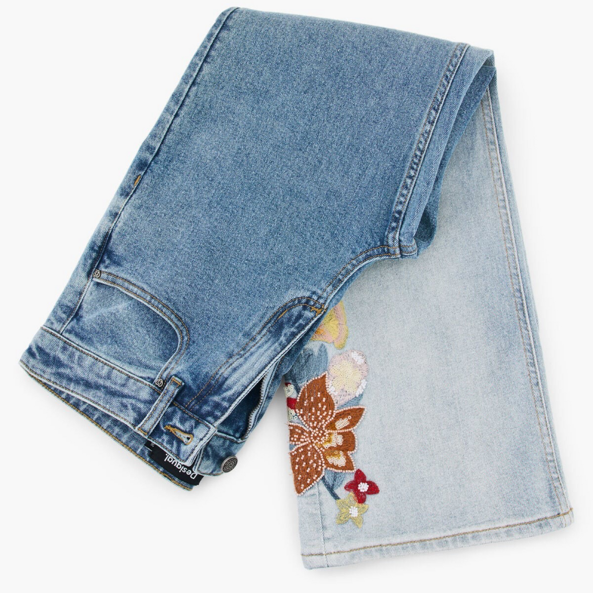 Дамски дънки Desigual Women Jeans 26SWDD20 5053 Close-Up