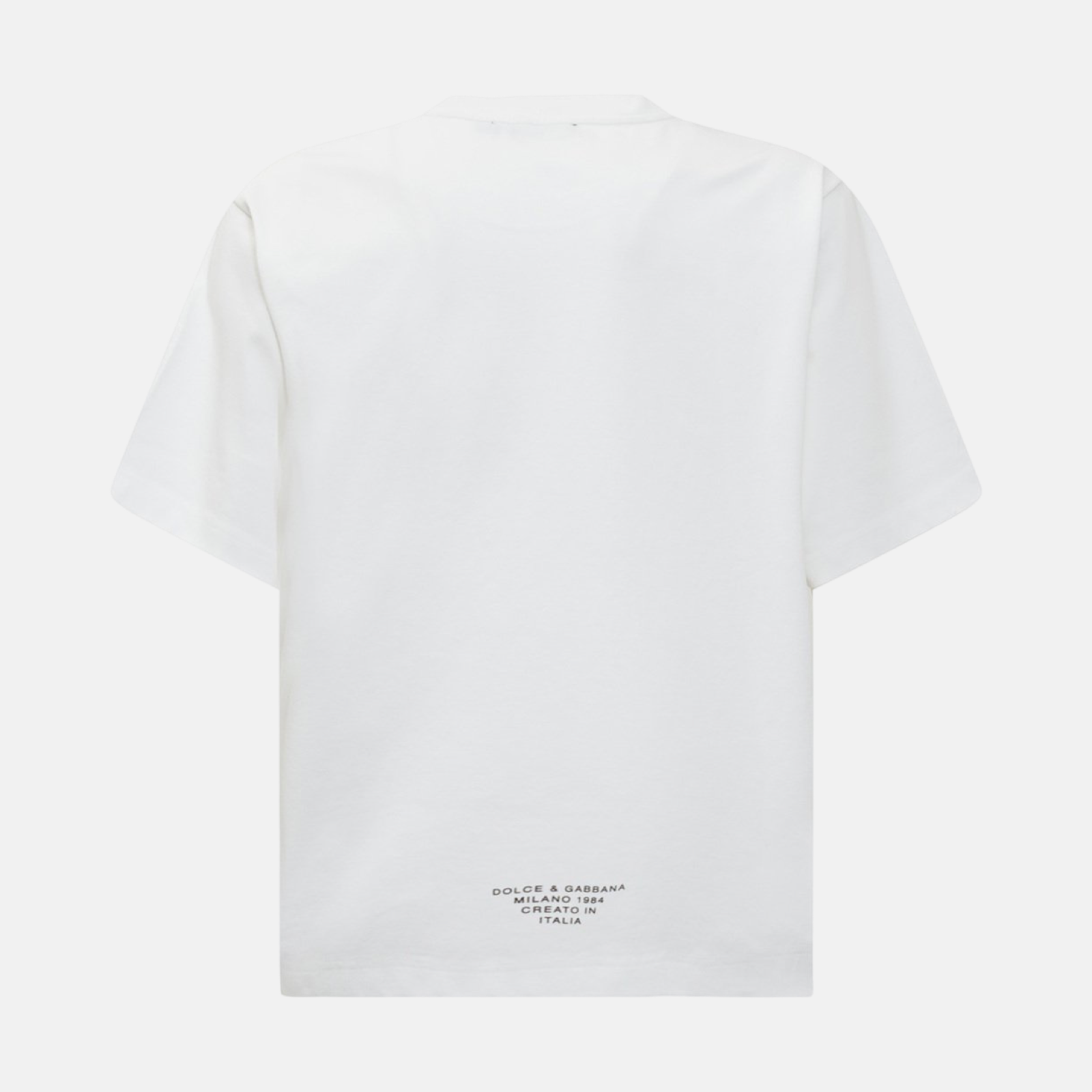 Мъжка бяла тениска Dolce & Gabbana DG Logo Men T-shirt