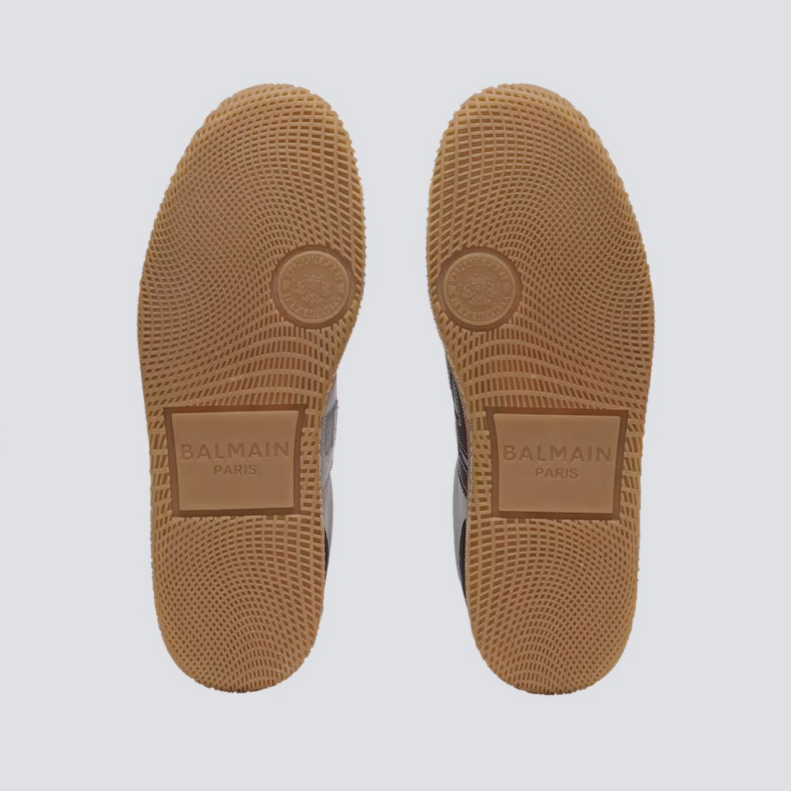 Balmain Suede Swan Sneakers GM1VI360LGVO Insole View
