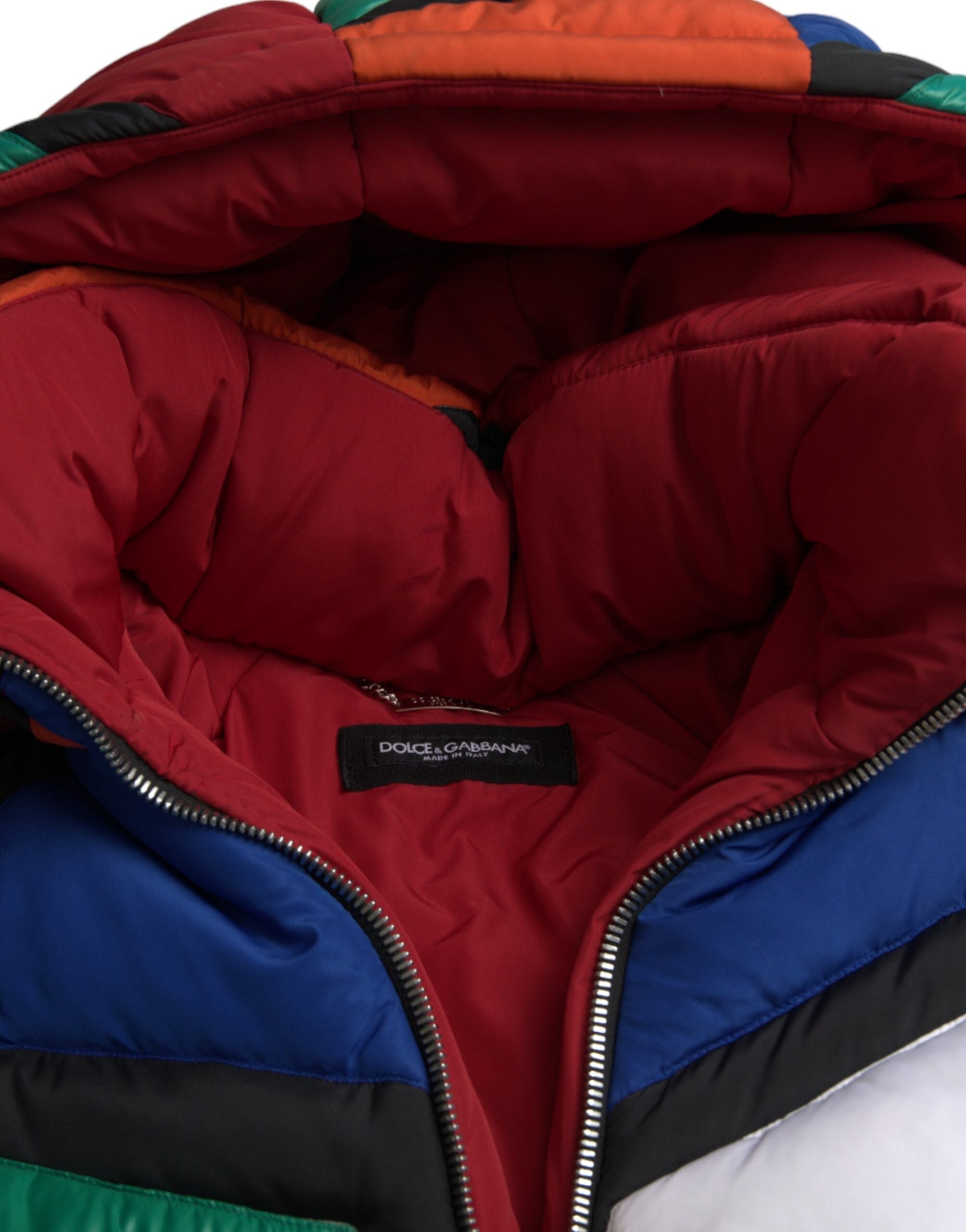 Мъжко многоцветно пухено яке DOLCE & GABBANA Men’s Oversized Multicolor Puffer Jacket