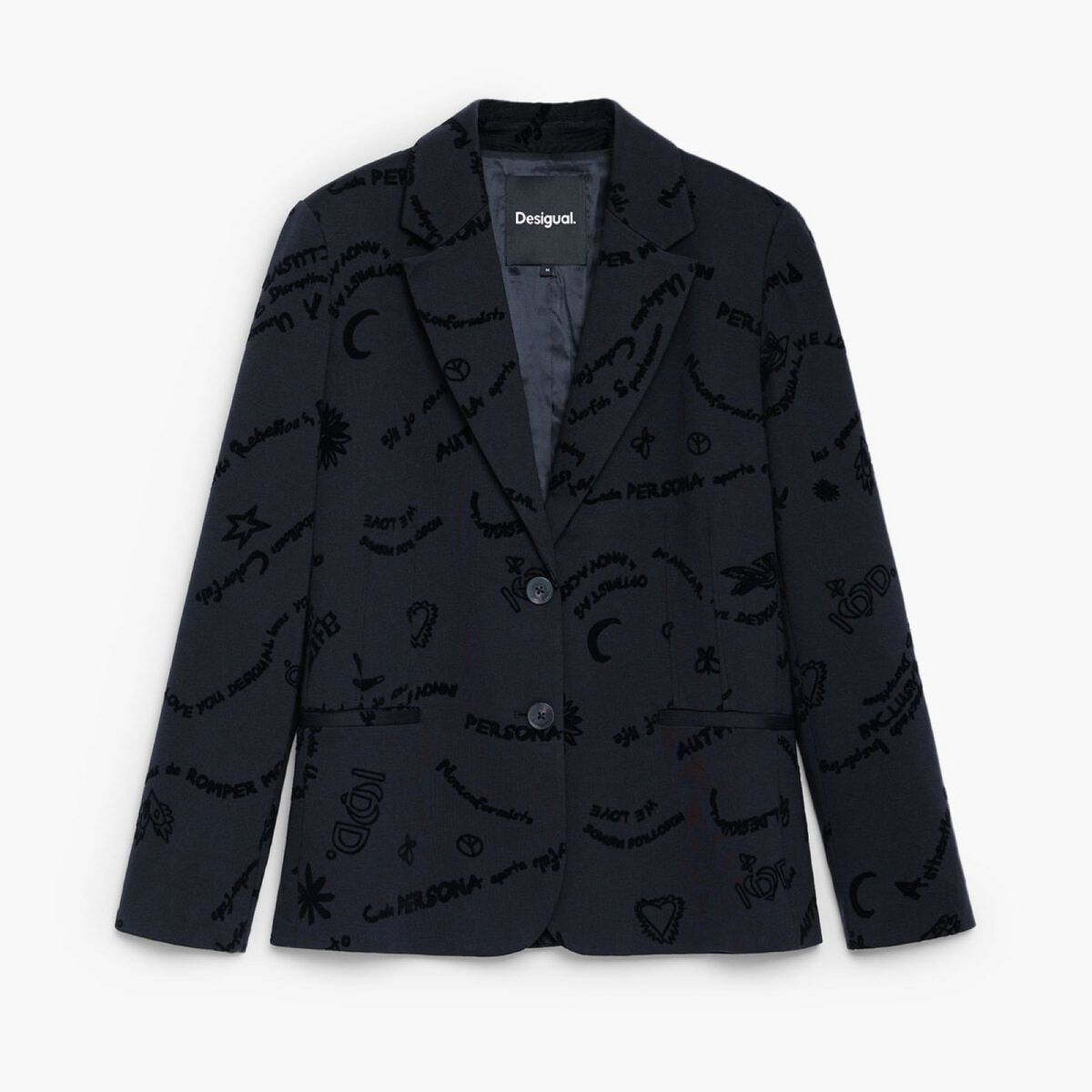 Дамско сако Desigual Women Blazer 26WWEW44 2000 Front View