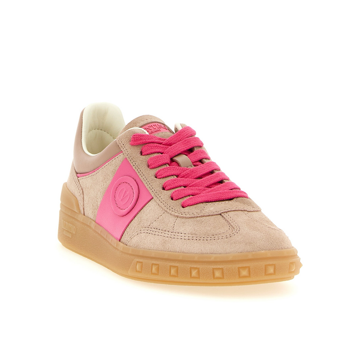 Valentino Garavani Upvillage Rockstud Sneakers S0IL9LAL 3EC Lateral View