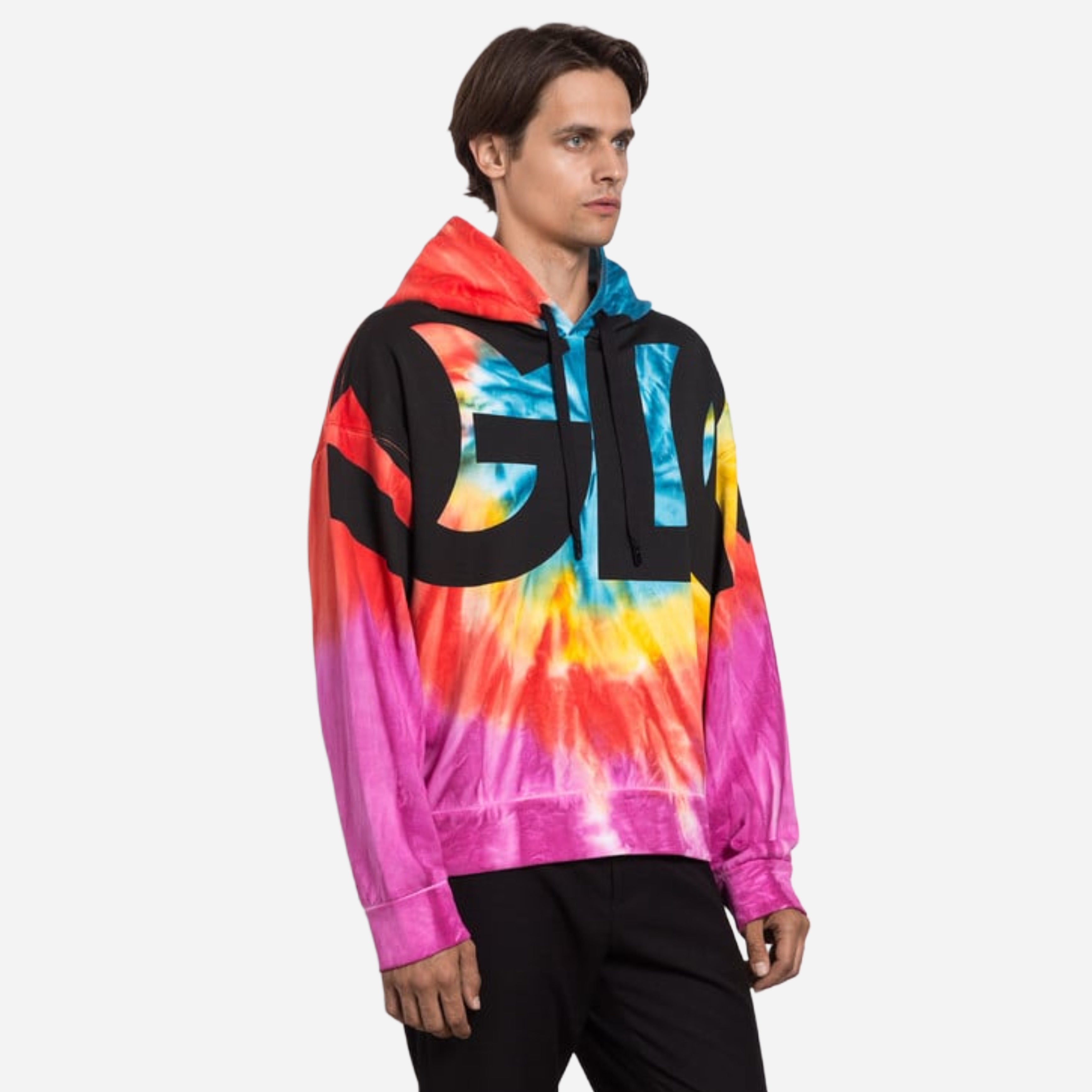 Мъжки луксозен многоцветен памучен суичър DOLCE & GABBANA Men’s Luxury Multicolor Cotton Sweatshirt