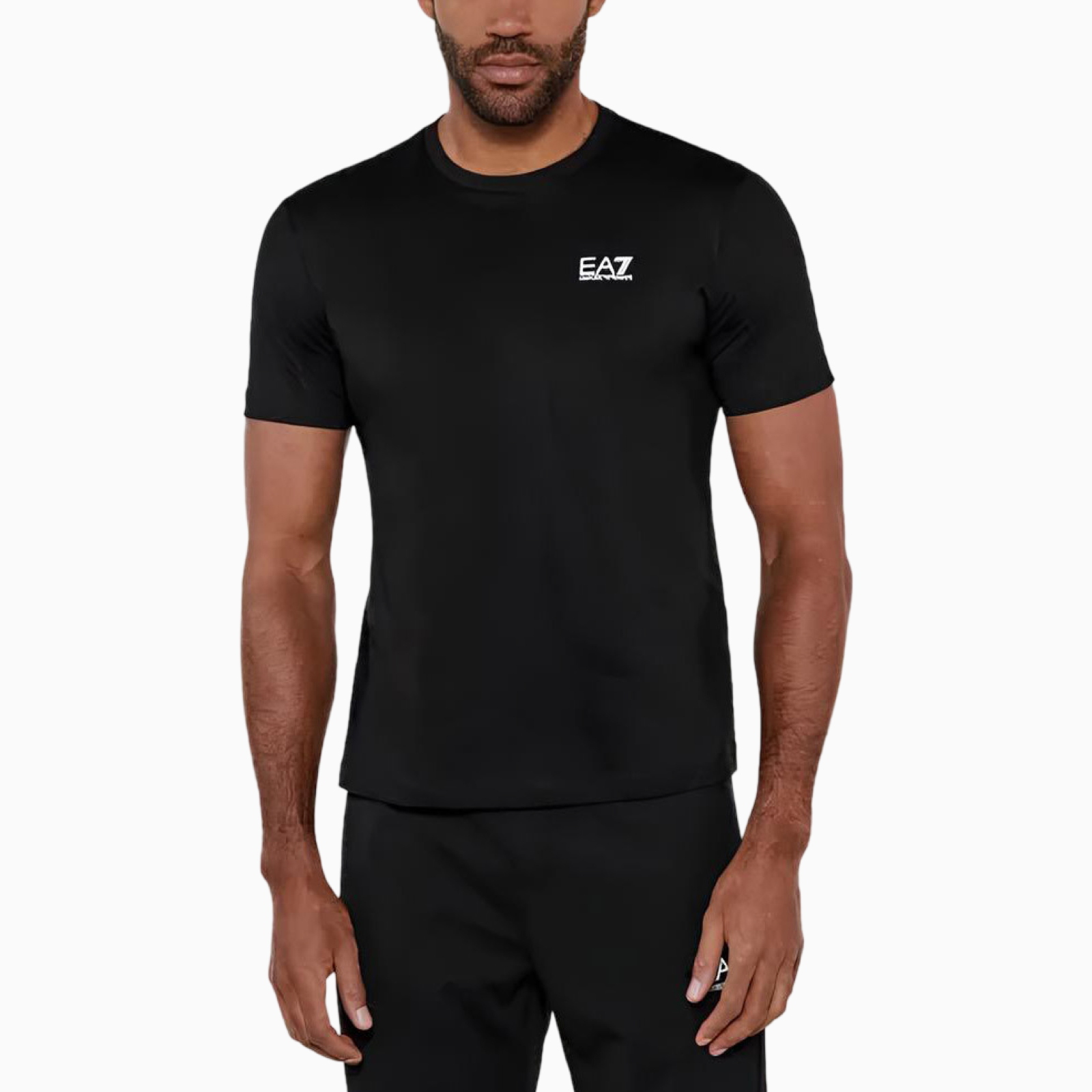 Мъжка черна тениска EA7 Emporio Armani 7M000567 AF10375