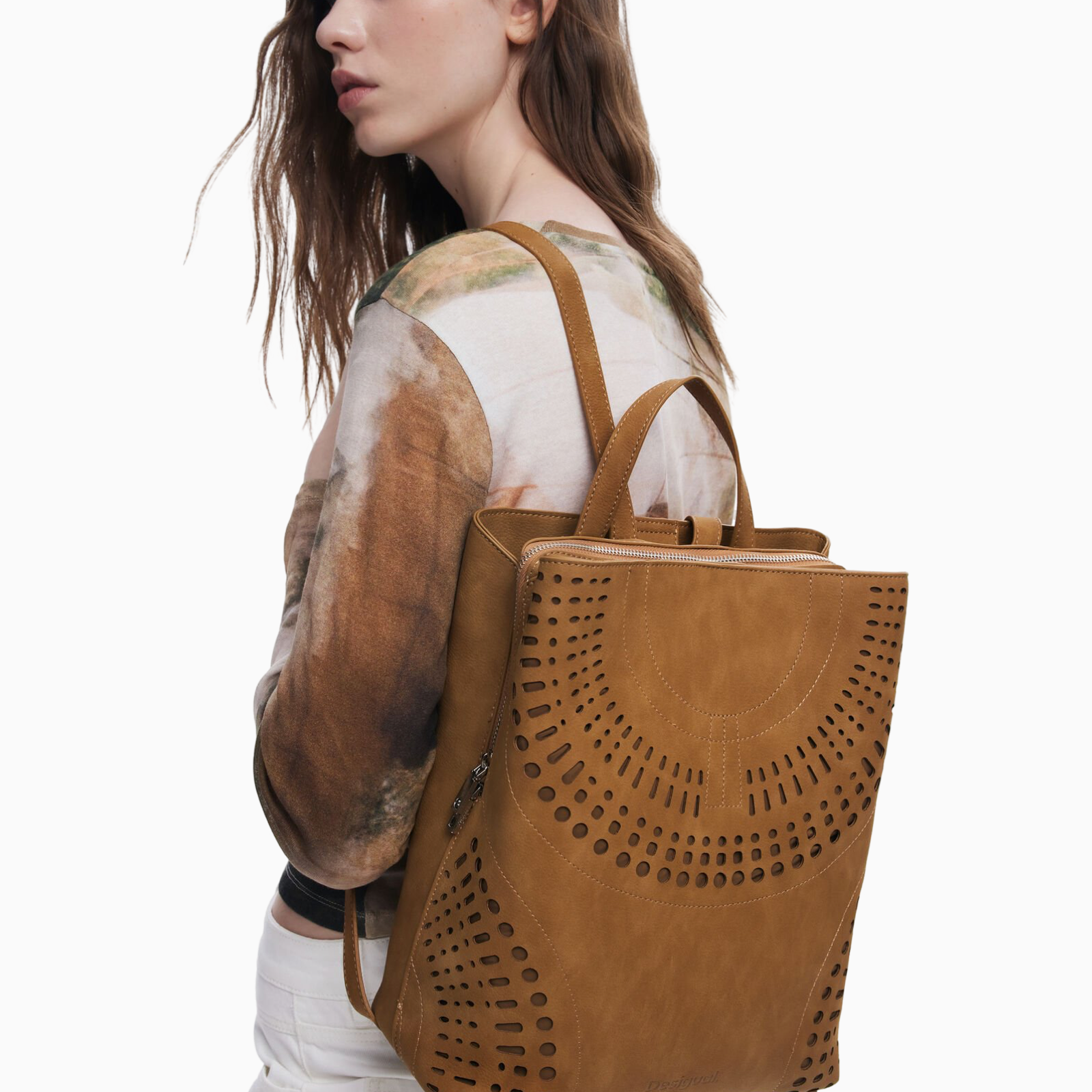 Дамска кафява раница Desigual 25SAKP13