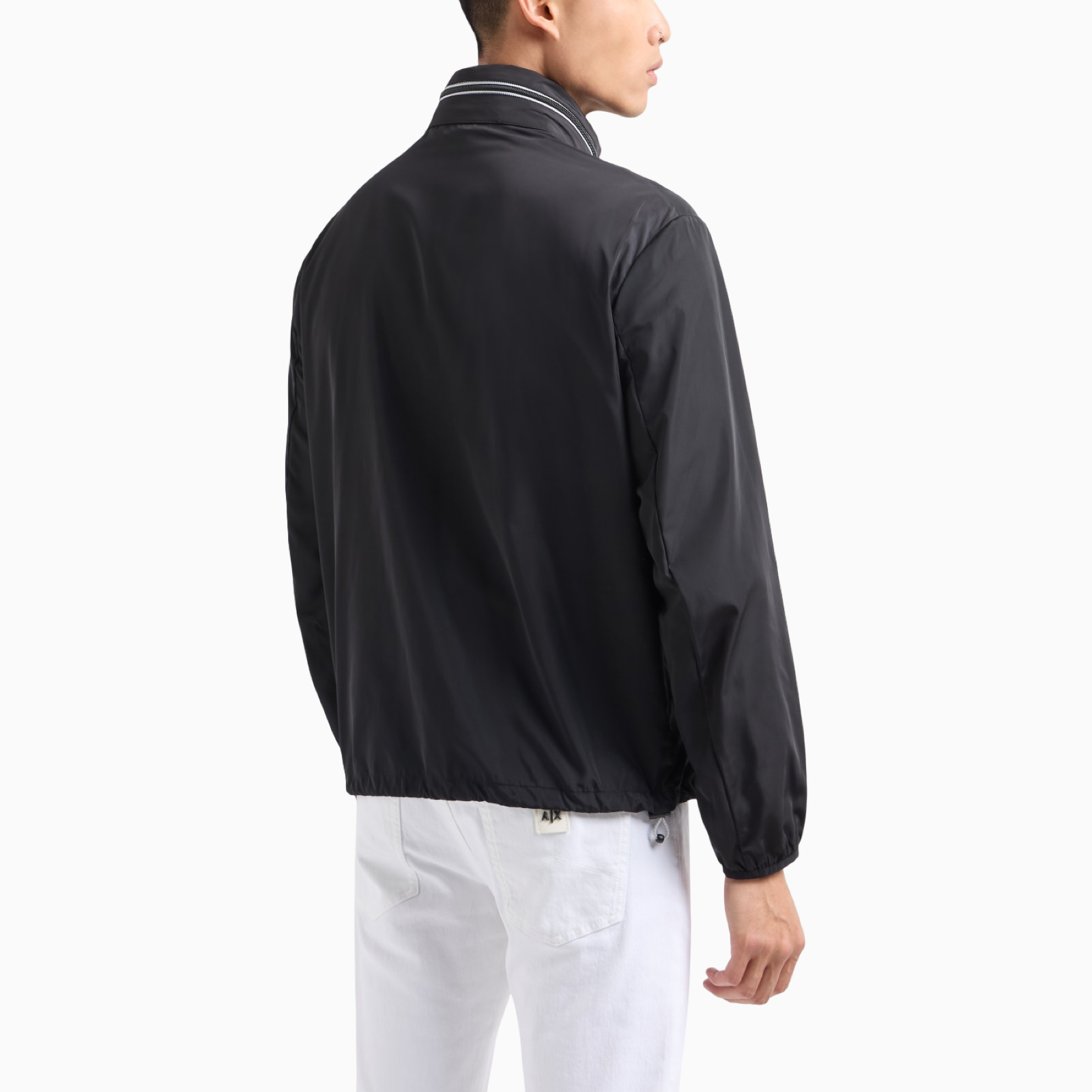 Мъжко черно яке Armani Exchange Men Jacket 8NZB07 ZNWFZ Back View