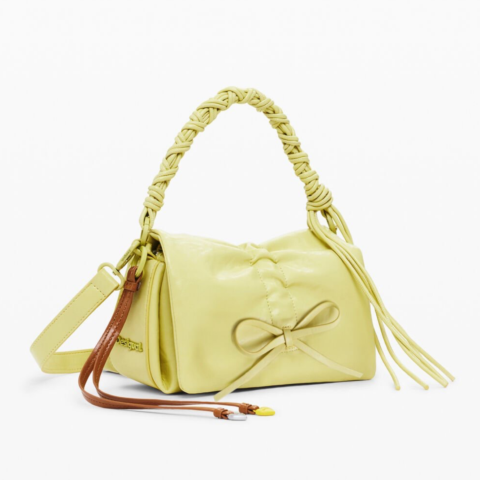 Дамска жълта чанта Desigual Women Handbag 25WAXPCU 4013U Side View