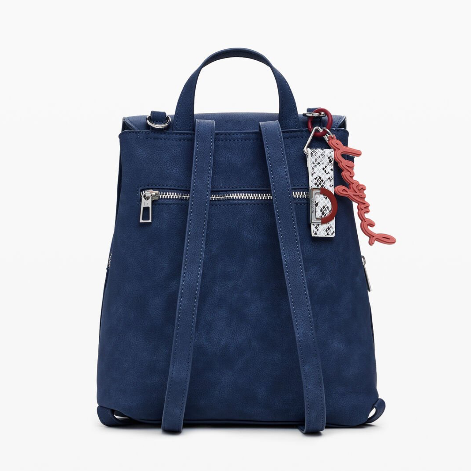 Дамска синя раница Desigual Women Rucksack 25WAKP34 Back View