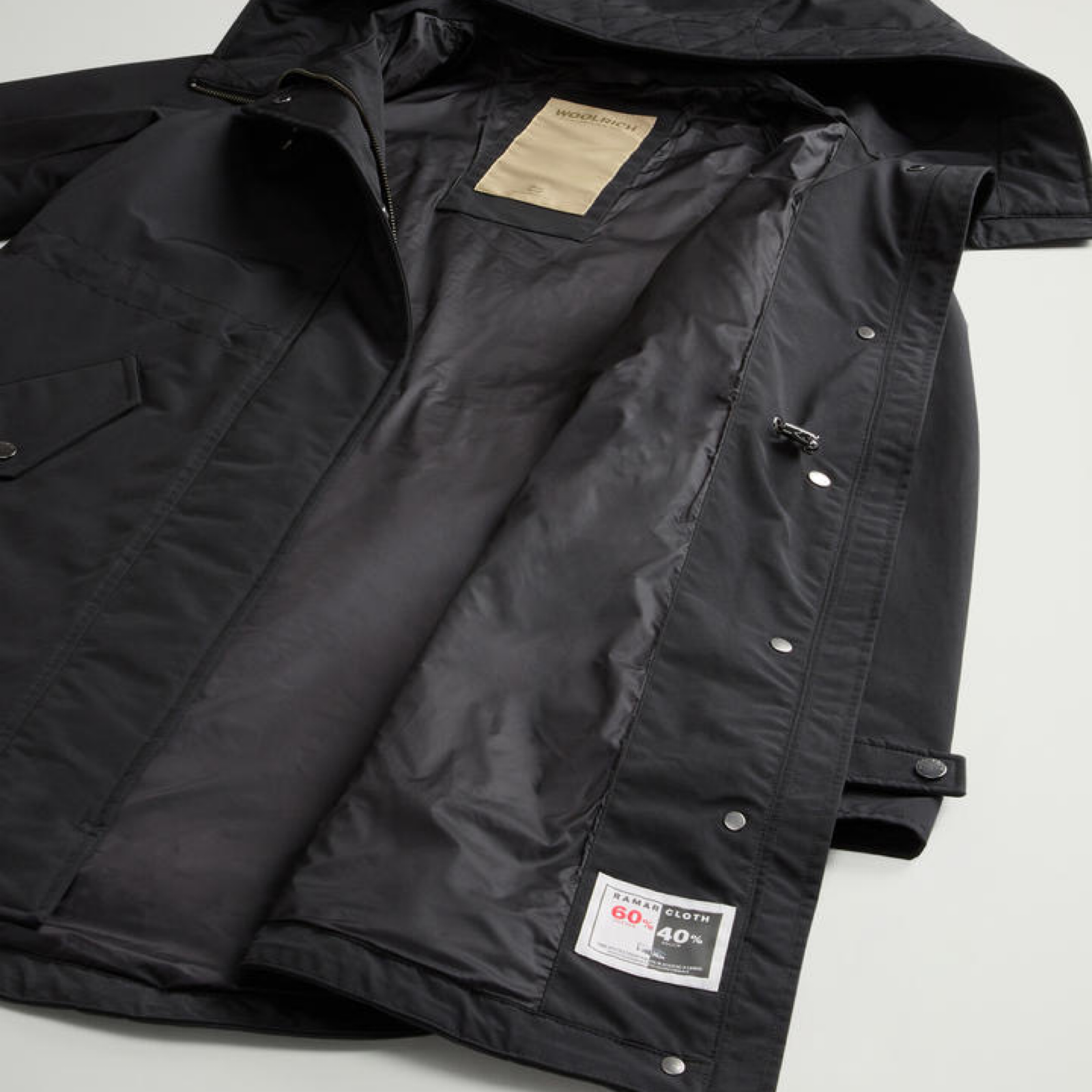 Дамско парка яке Woolrich Authentic 3 In 1 Parka Jacket CFWWOU1105FRUT0001 BLK Close-Up