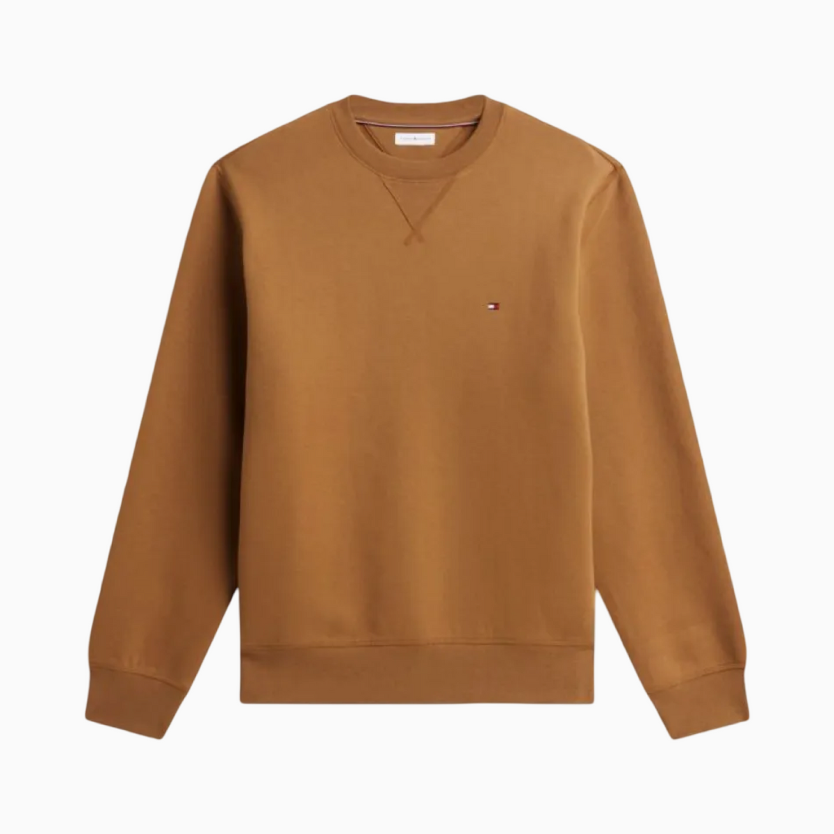 Tommy Hilfiger ανδρικό φούτερ MW0MW40000 GVH – Μπεζ – Μπροστινή όψη