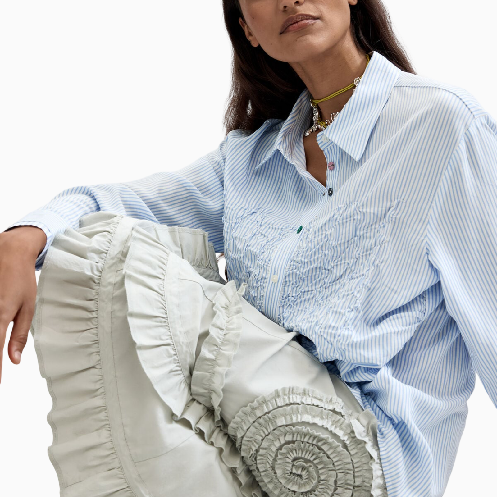 Дамска риза Desigual Women Shirt 26WWCW10 5002 Close-Up