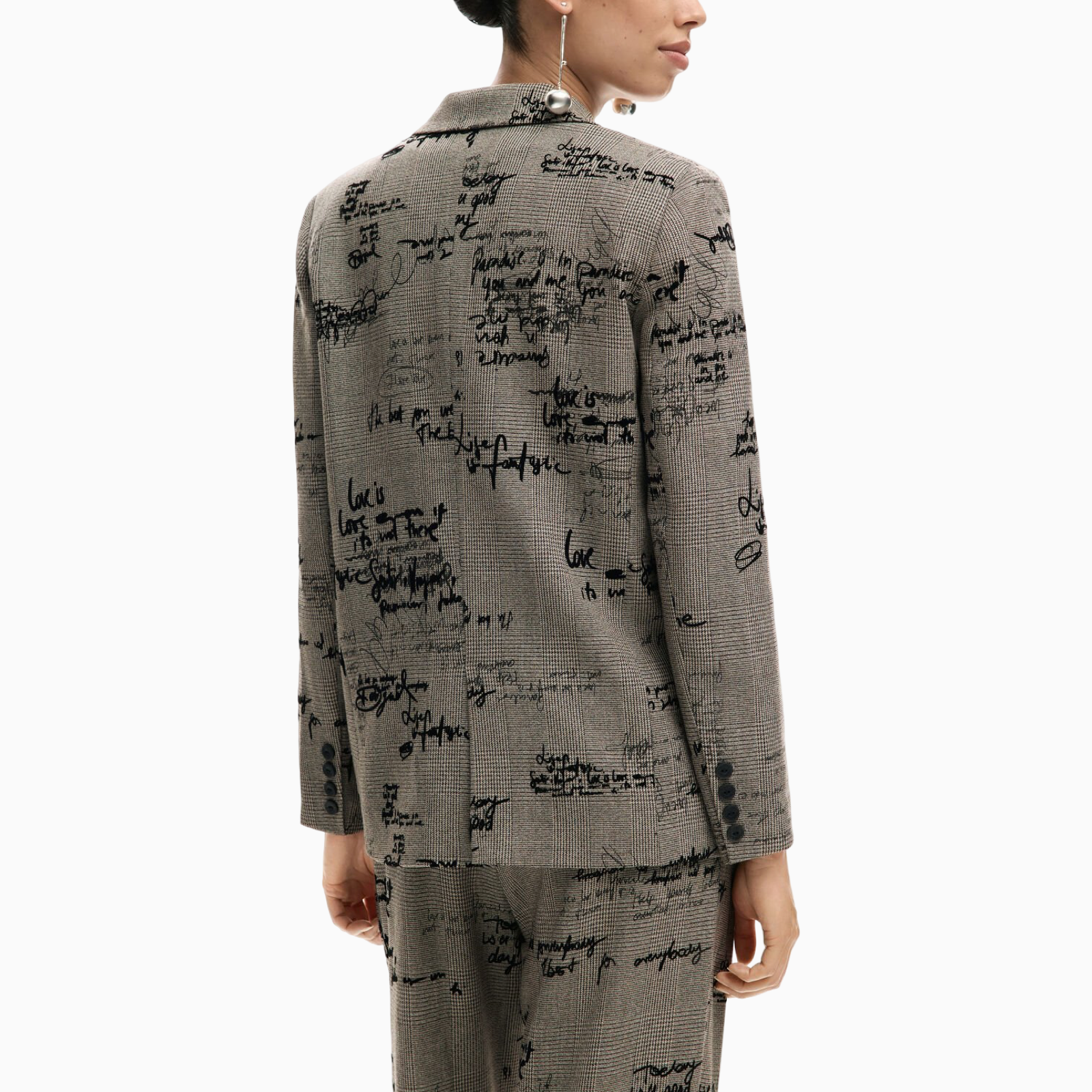 Дамско сако Desigual Women Blazer 26SWEW03 2007 Back View