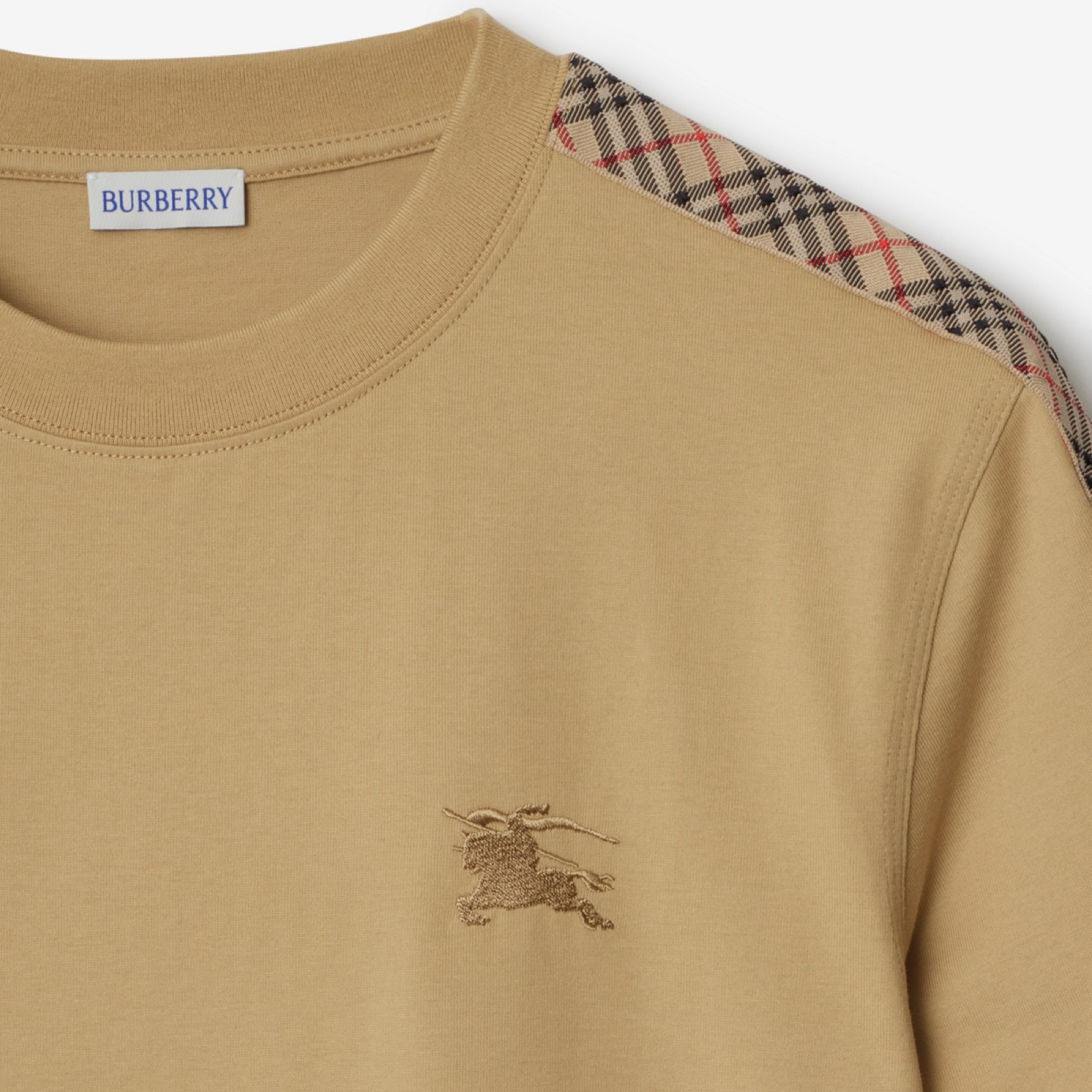 Burberry Beige Cotton T-Shirt