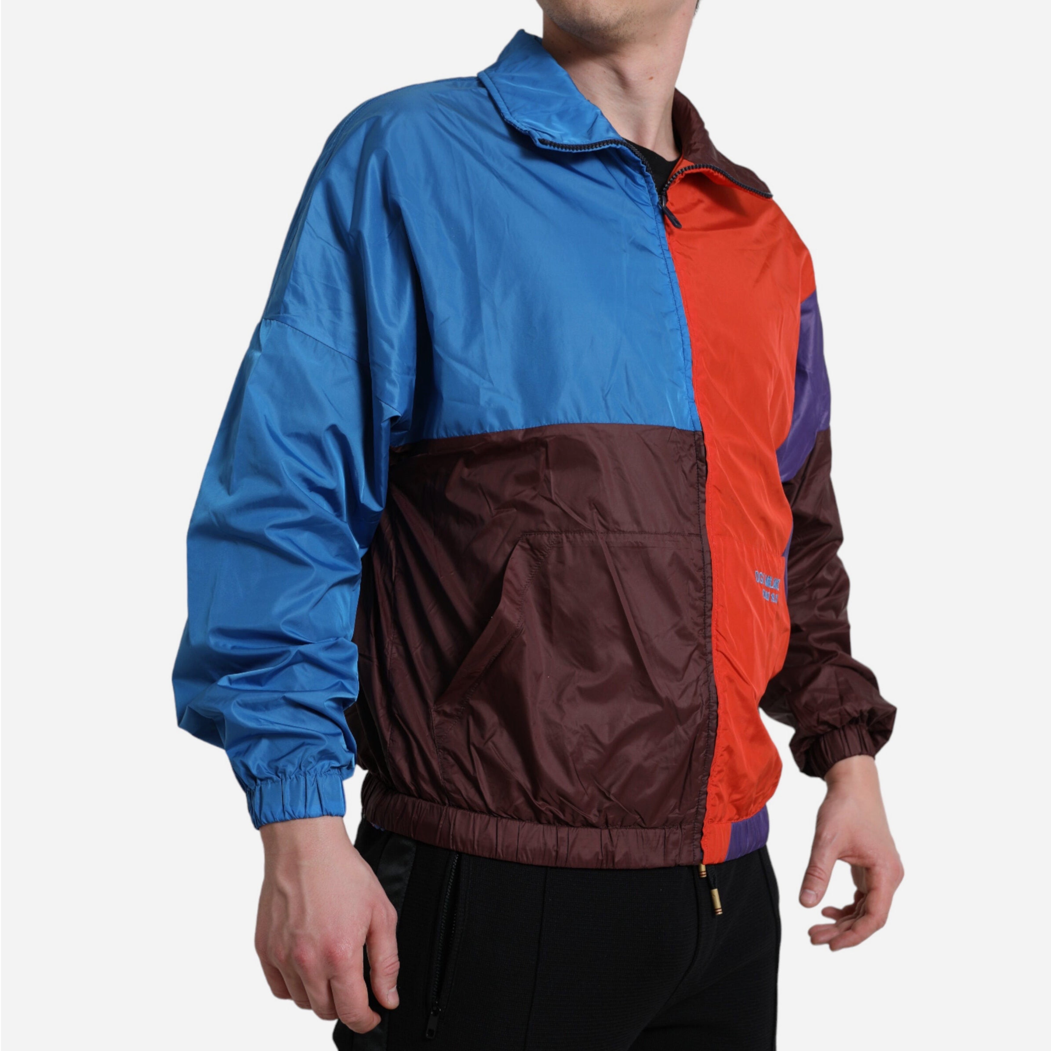 Мъжко пролетно уиндстопър яке в червено и синьо DOLCE & GABBANA
Men’s Red Blue Techno Fabric Windstopper Jacket